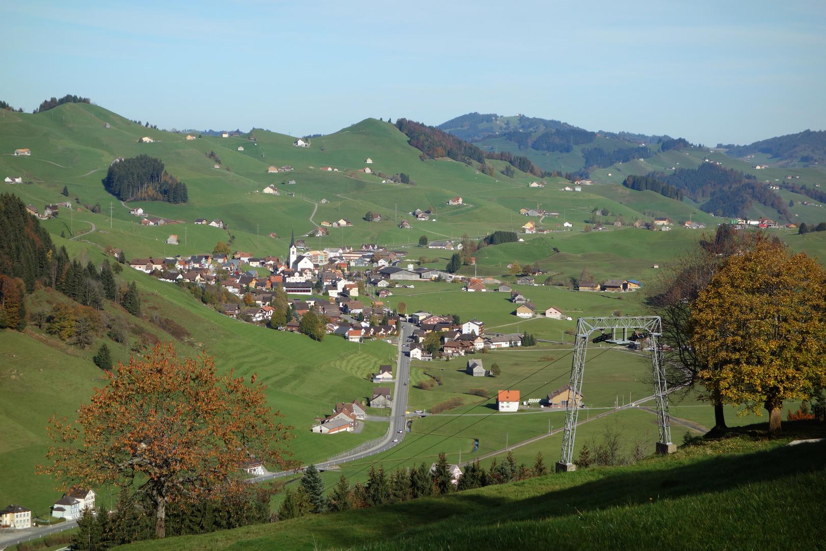Skilift Lauftegg vor Gonten