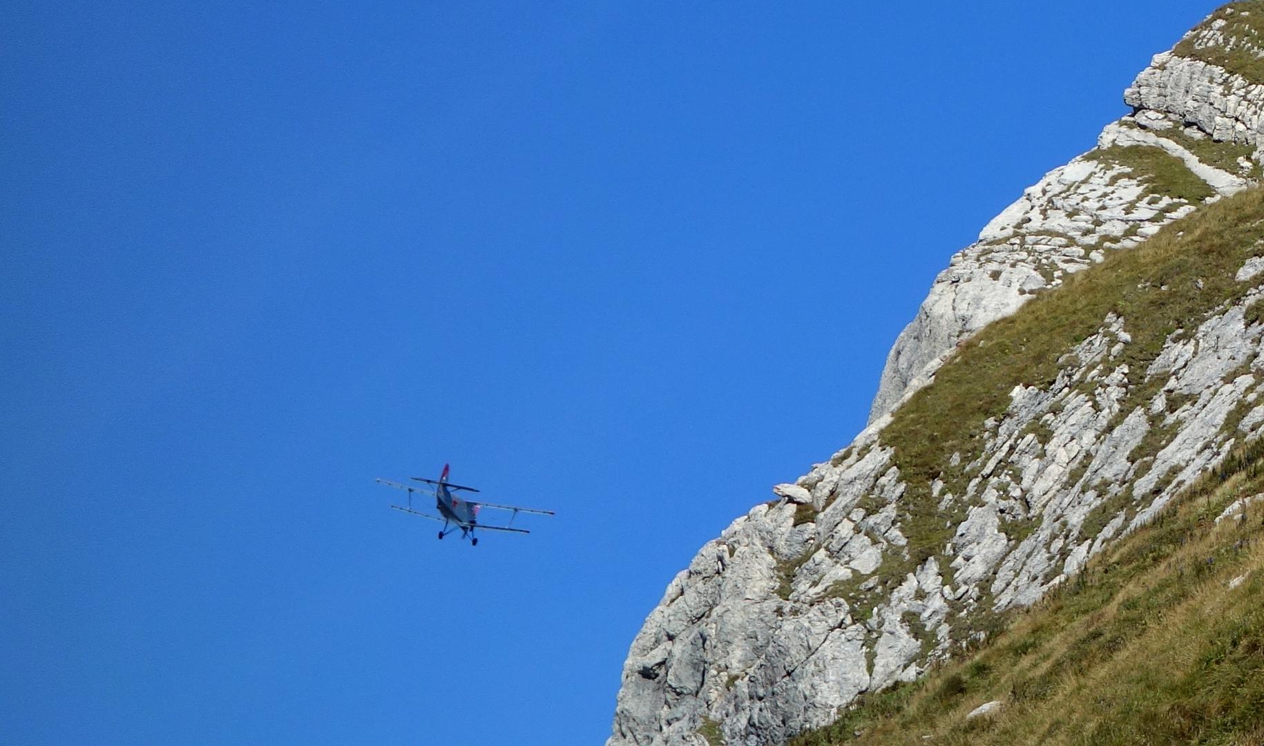 Alter Doppeldecker am Säntis