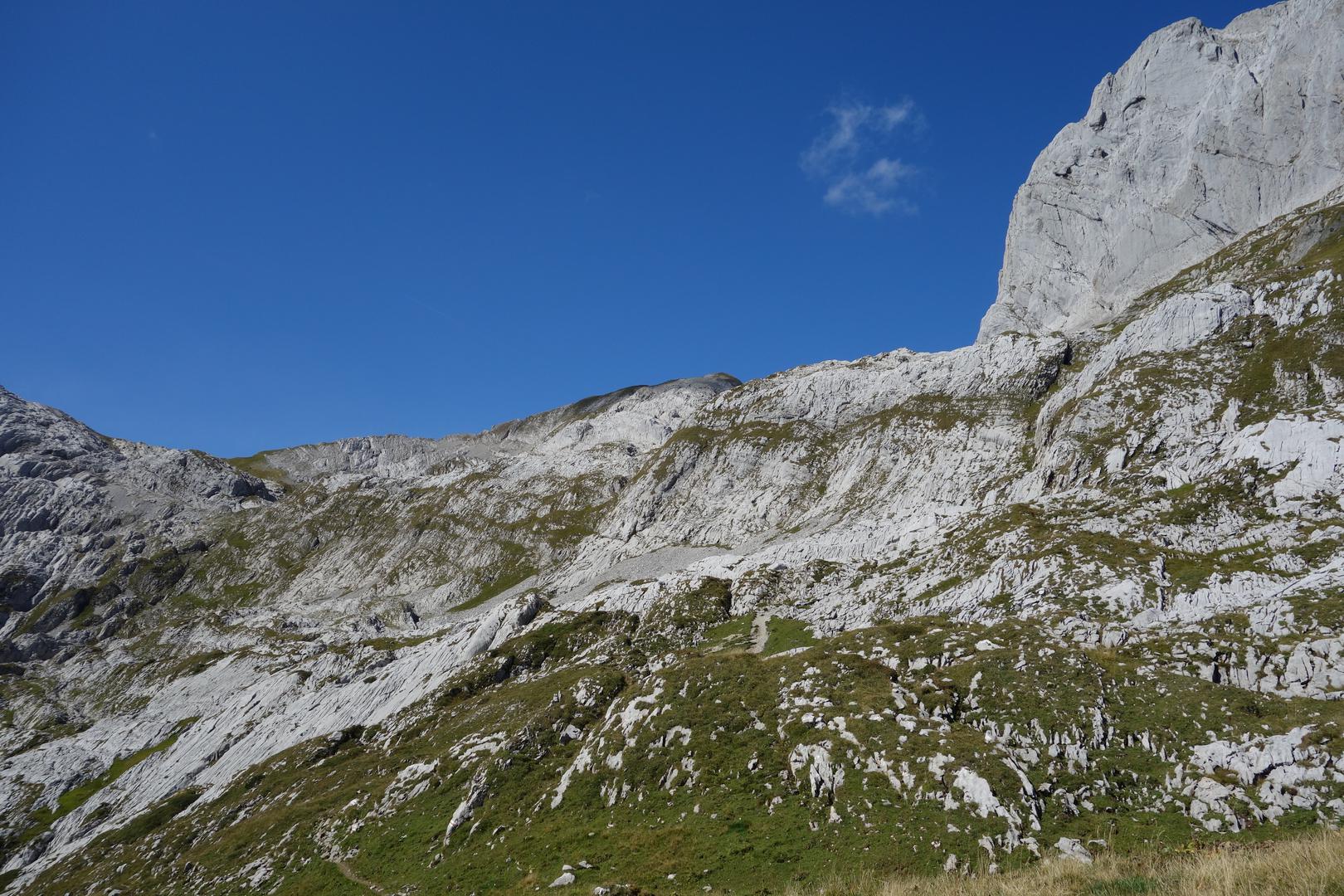Blick Zwinglipass Altmannsattel