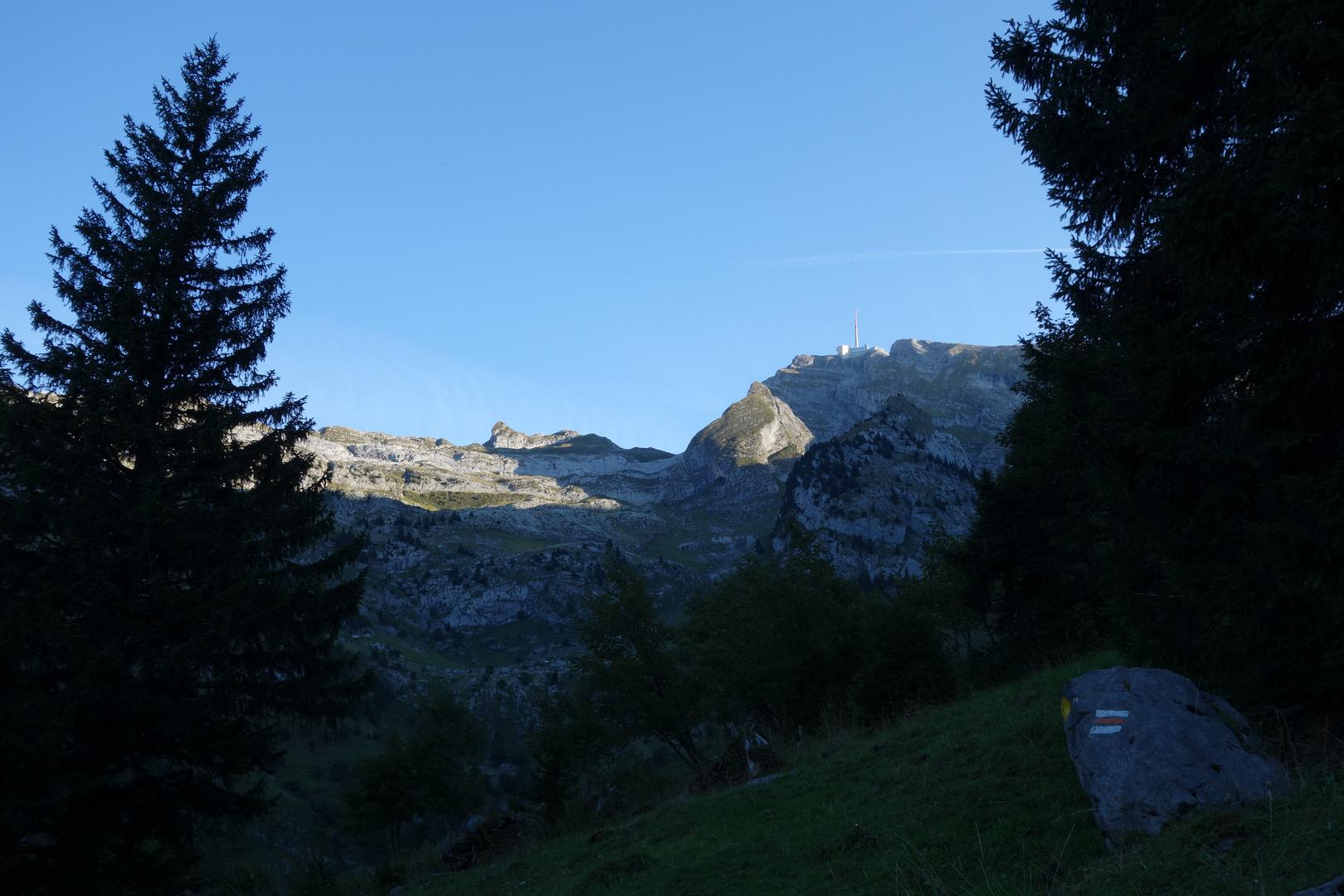 Wanderweg Gamplüt Rotsteinpass