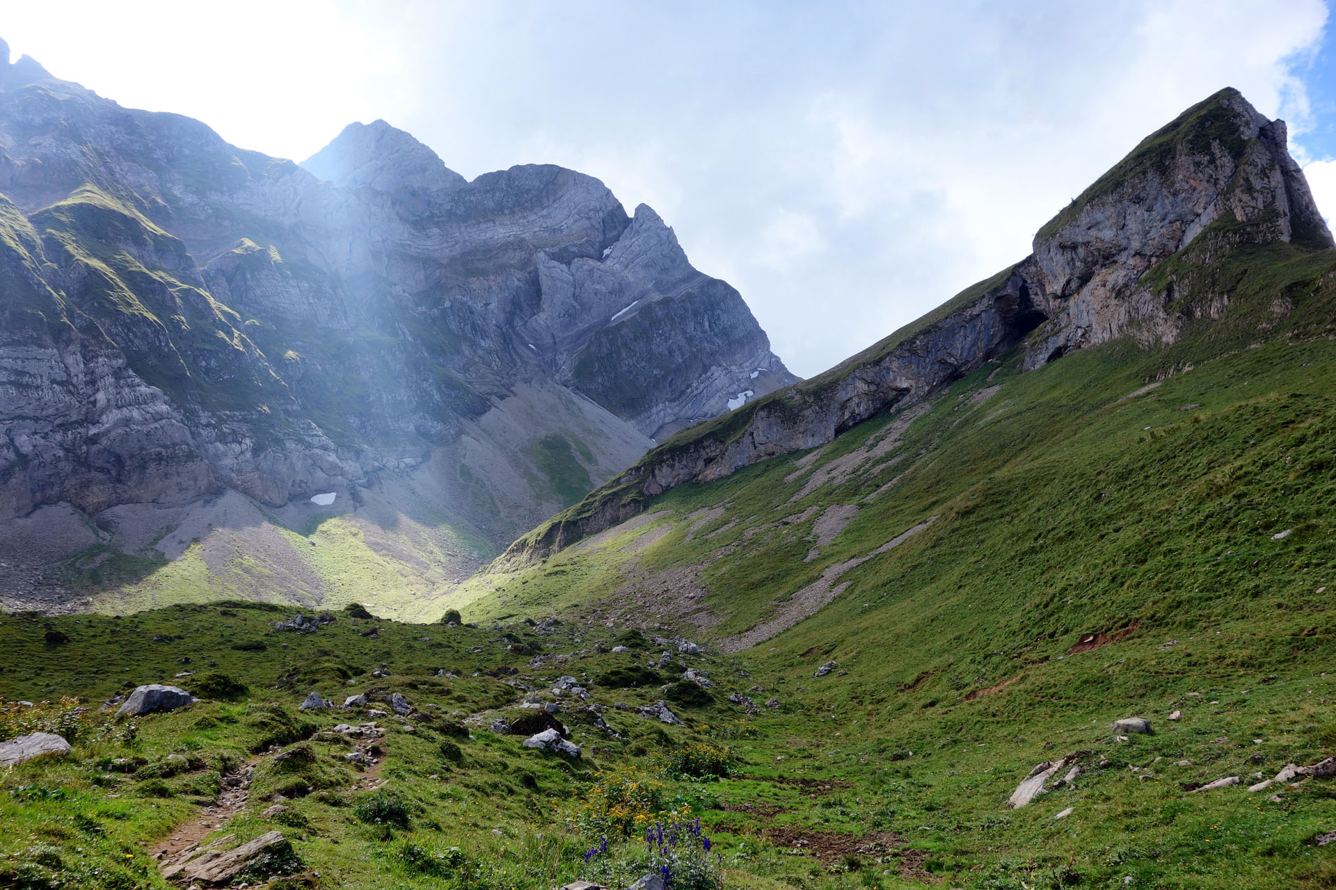 Abstieg Rotsteinpass Wasserauen