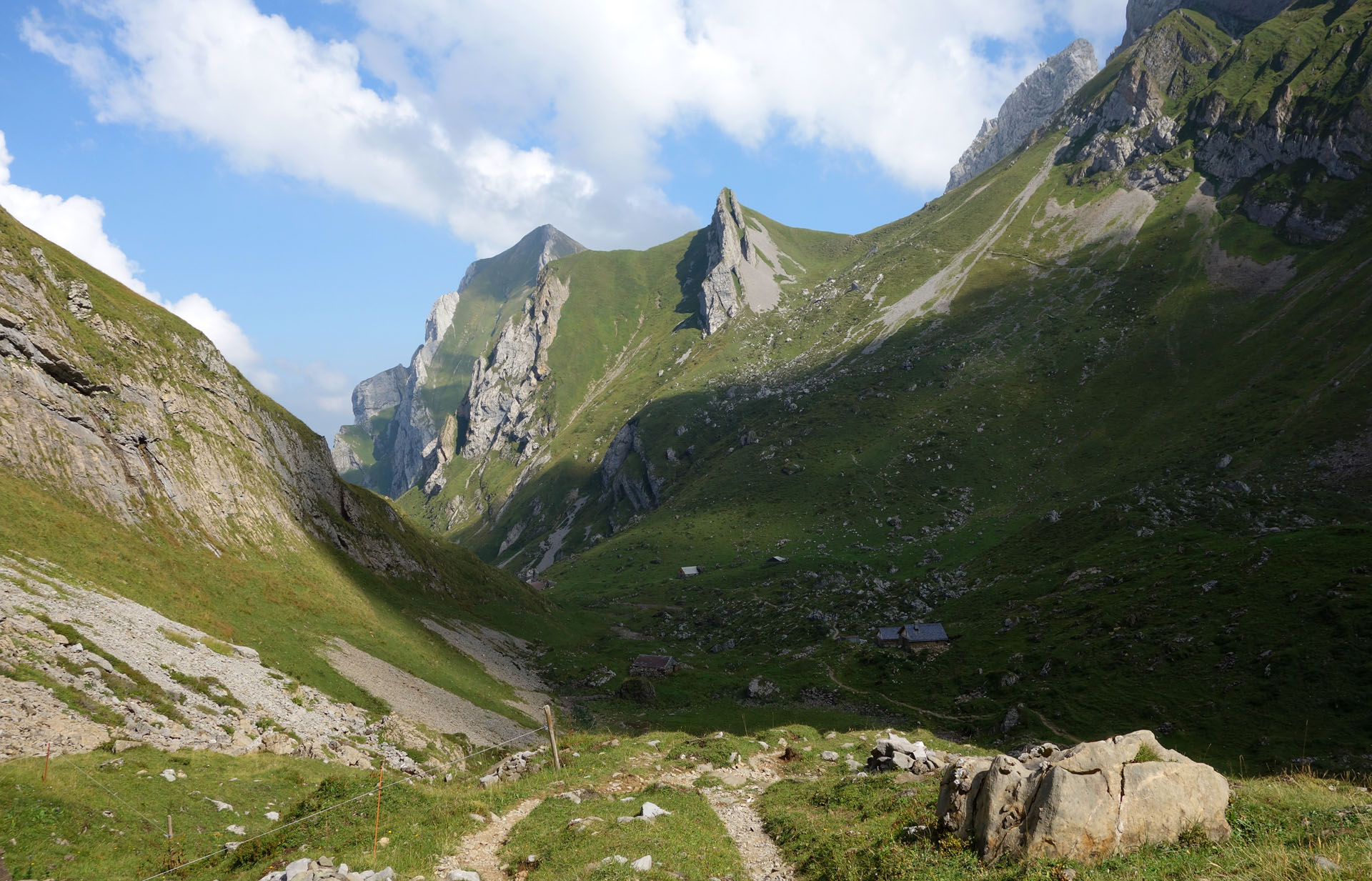 Bergweg Rotsteinpass Meglisalp