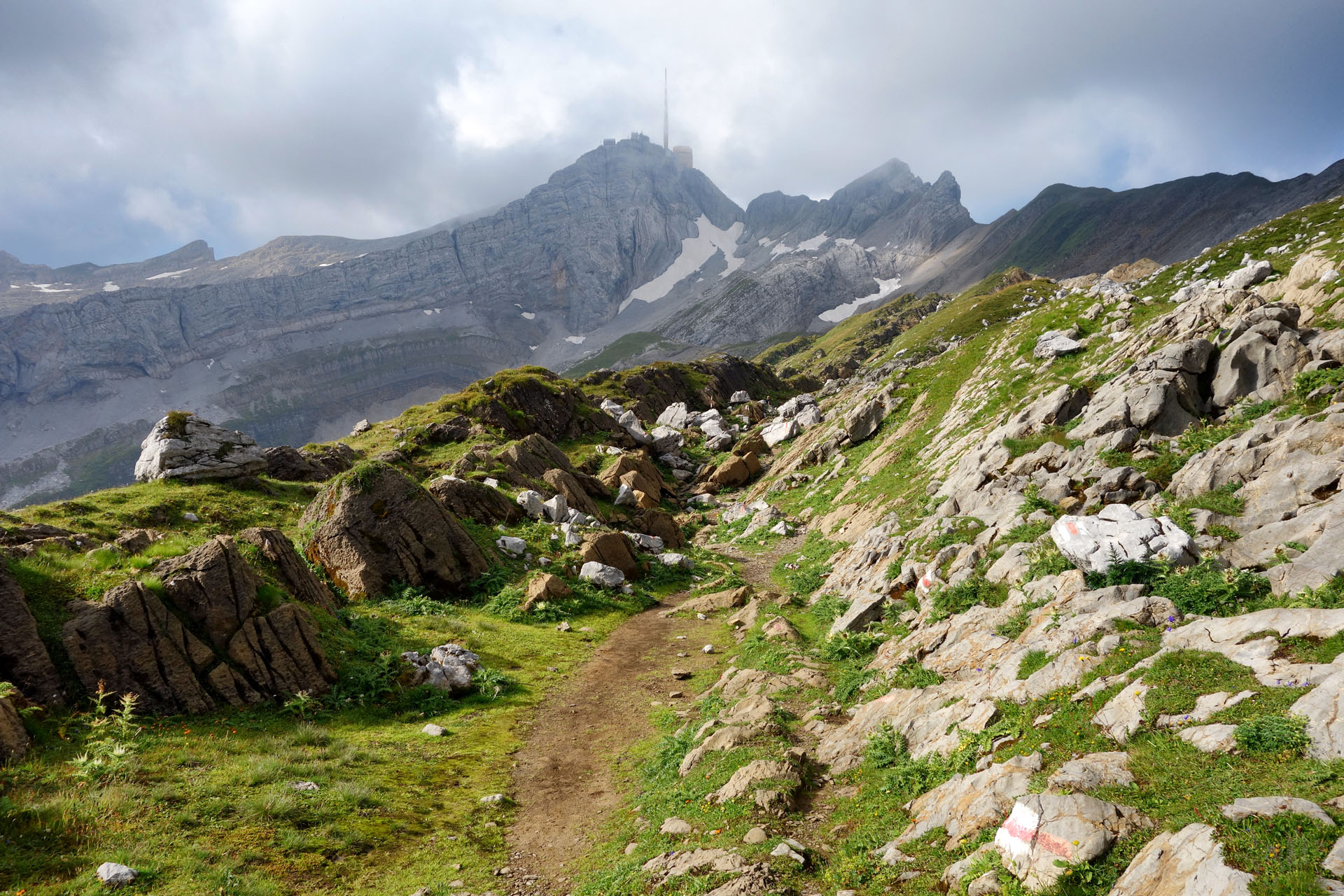 Weg vom Säntis zum Mesmer