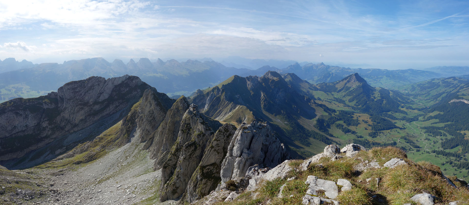 Aussicht Silberplatten