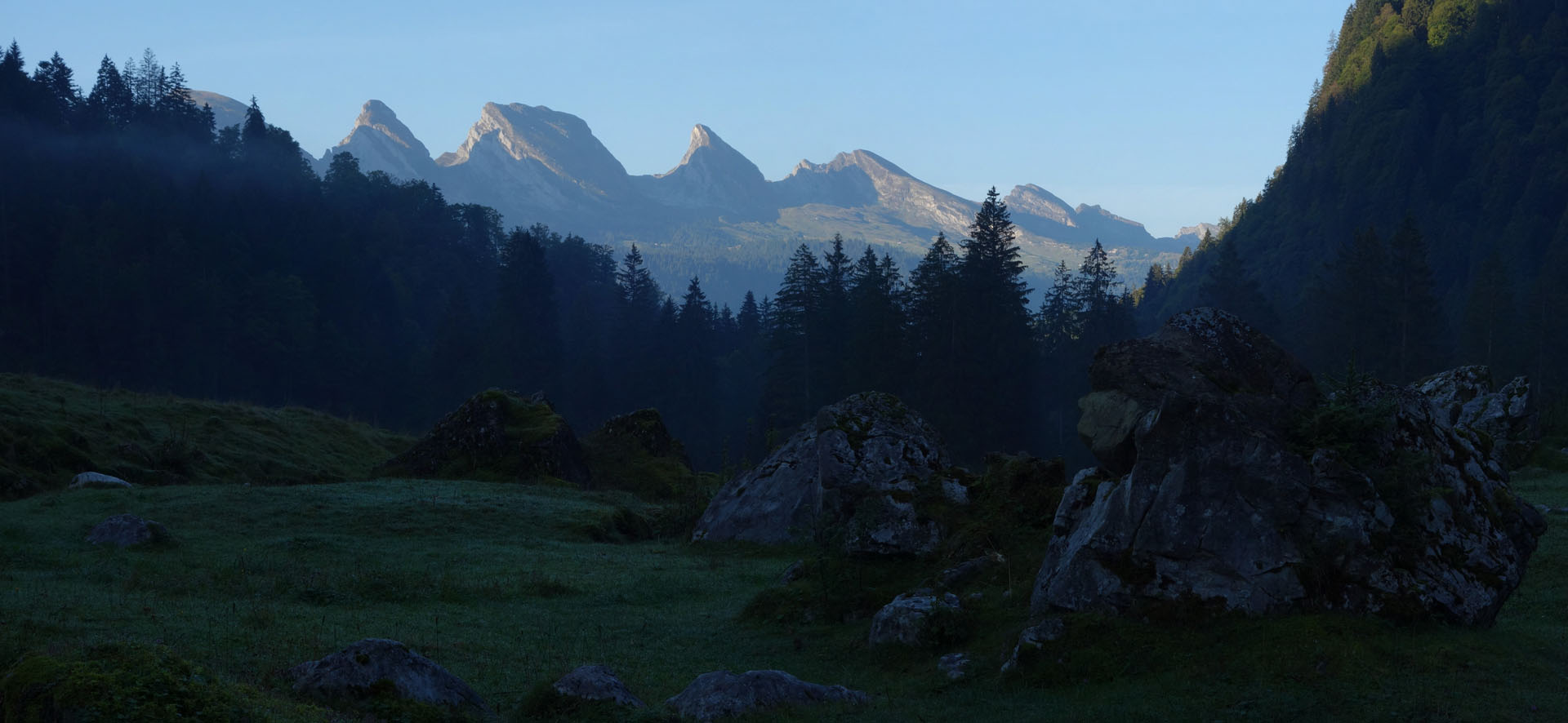 Churfirsten am Morgen