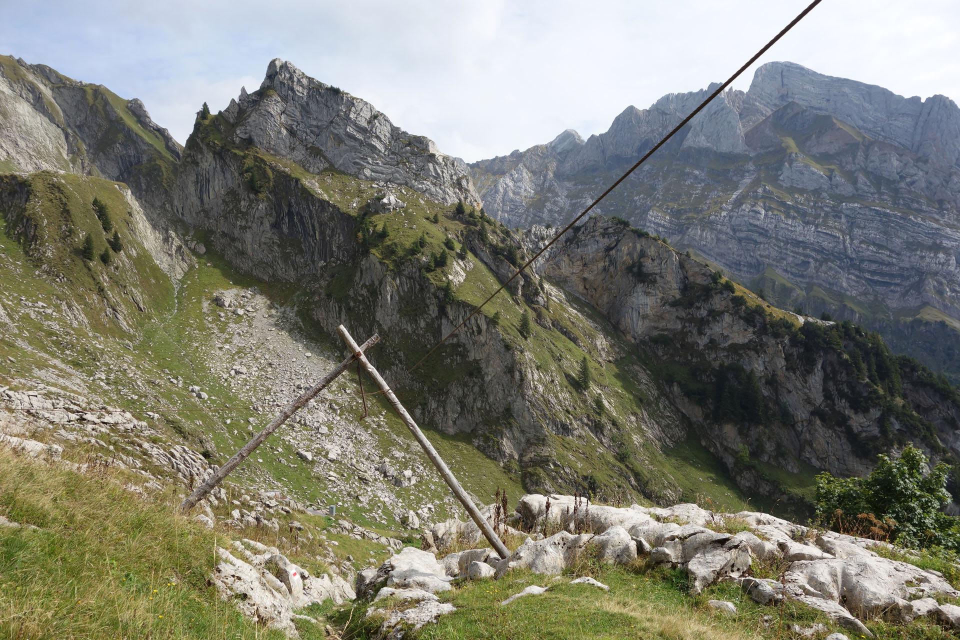 Einfache Transportseilbahn