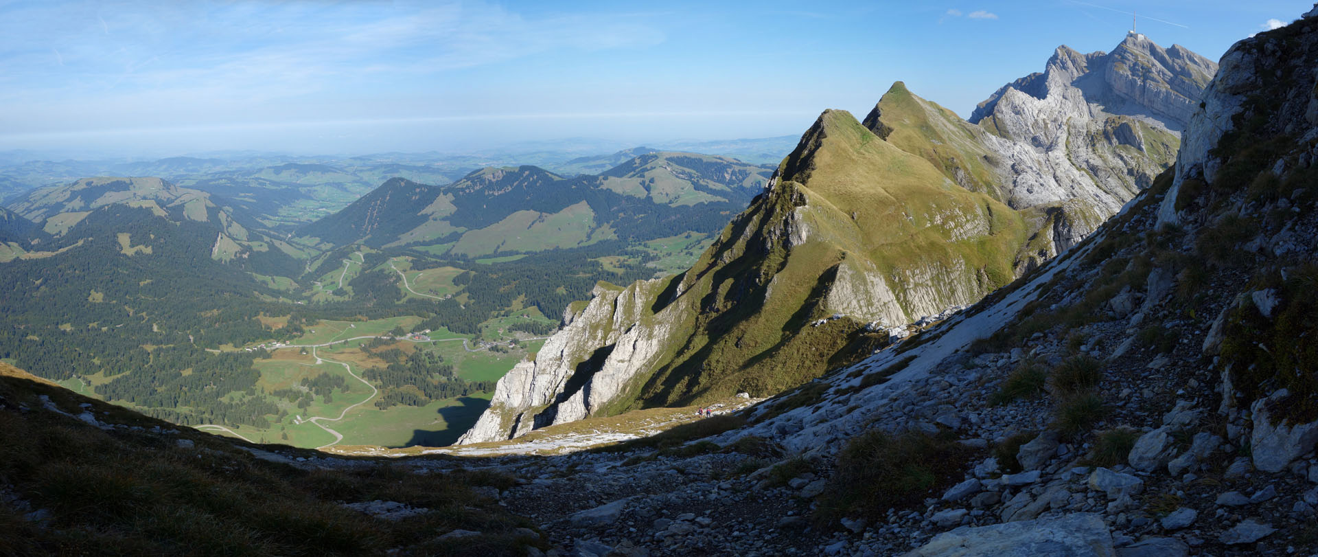 Weg auf Silberplatten