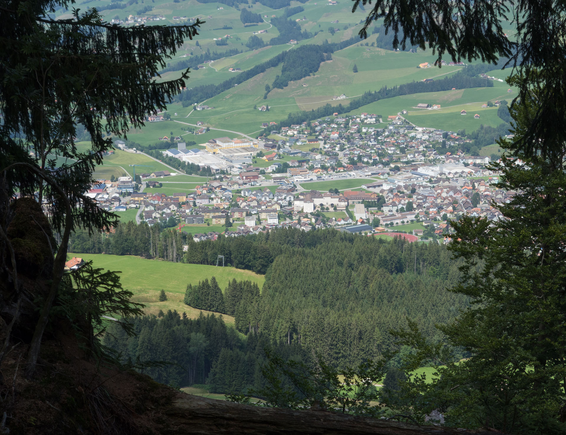 Appenzell von oben