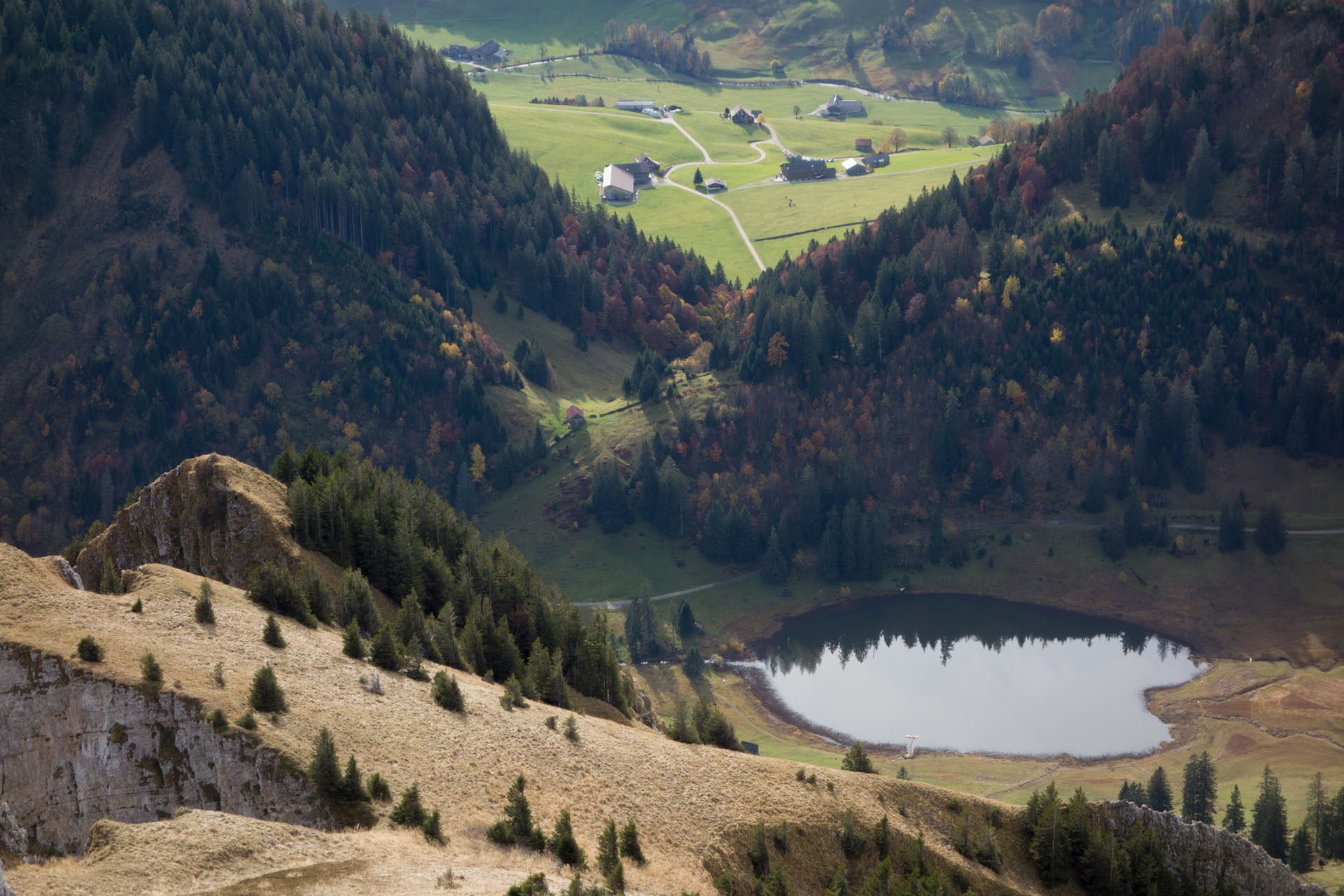 Gräppelensee von oben