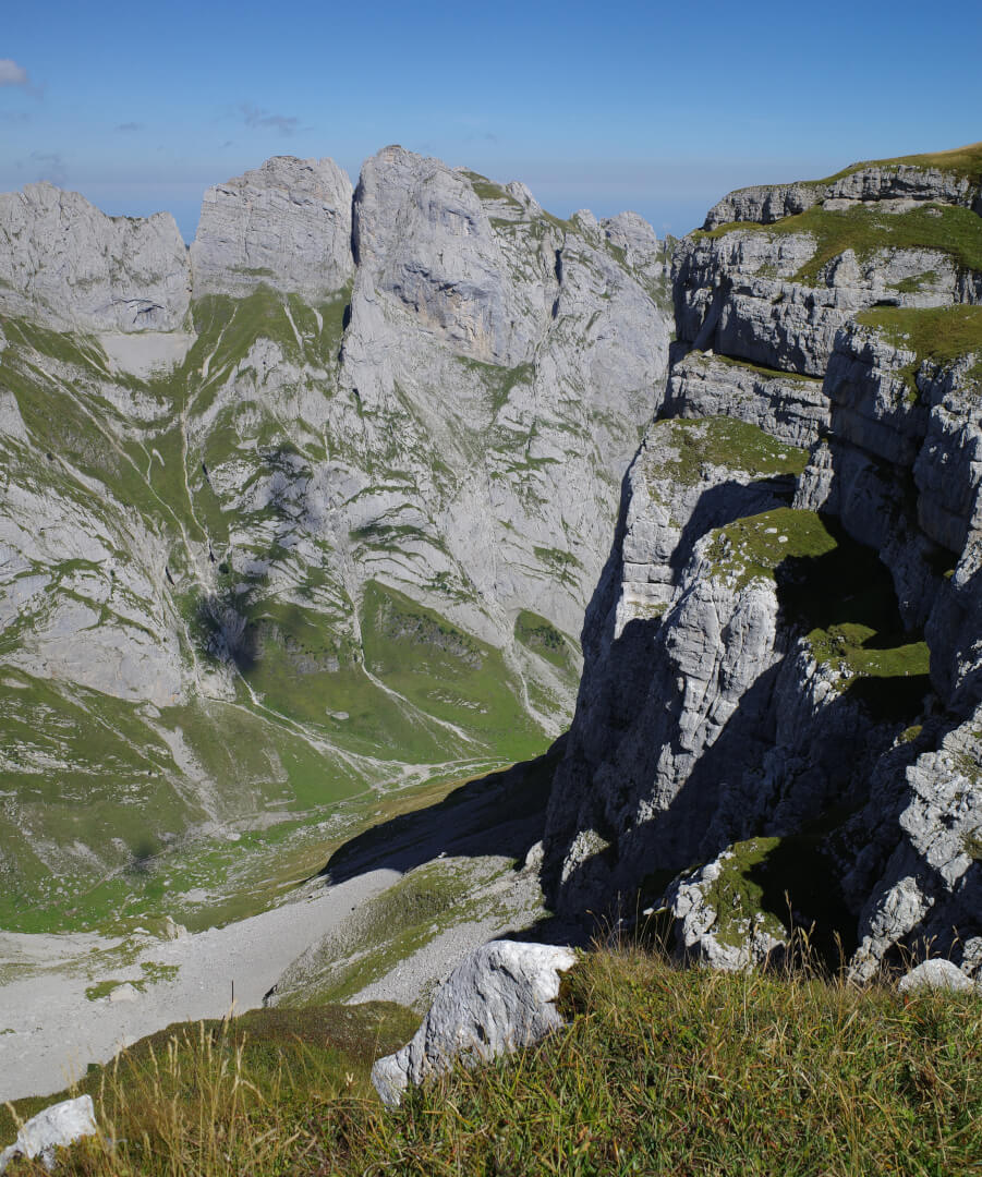 Felsen des Alpsteins