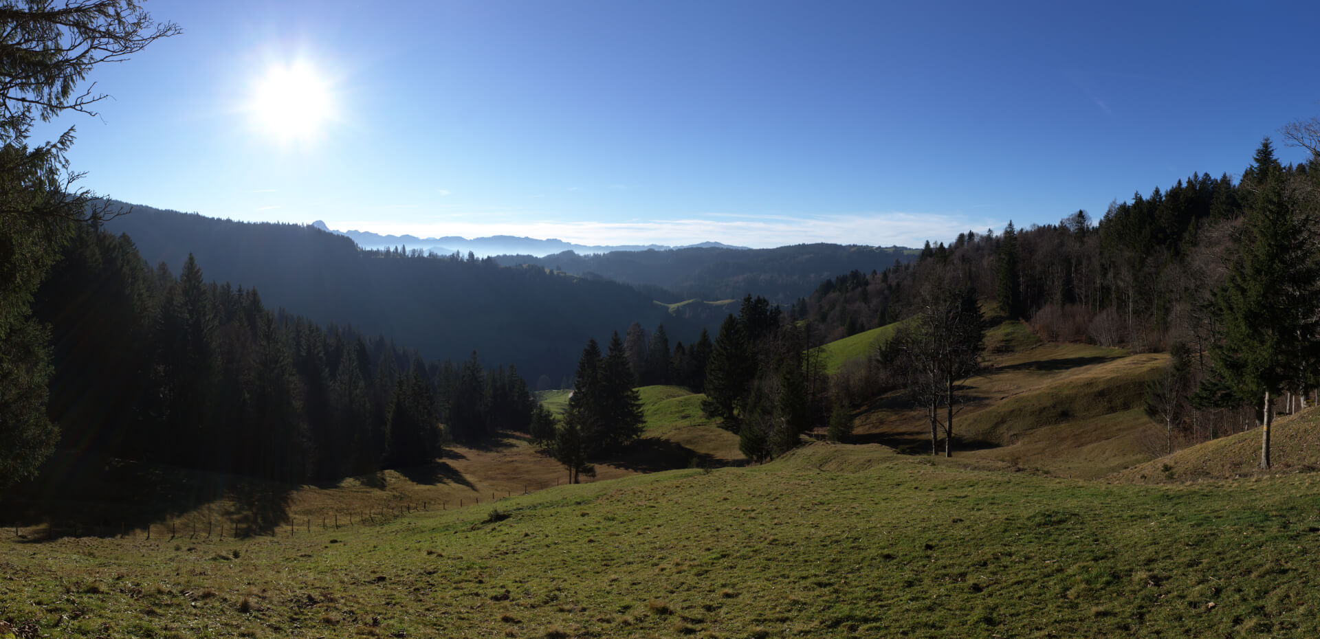 Abstieg ins Neckertal