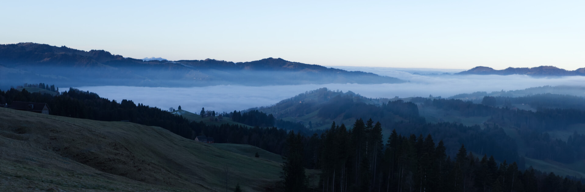 Nebel über Ebnat-Kappel