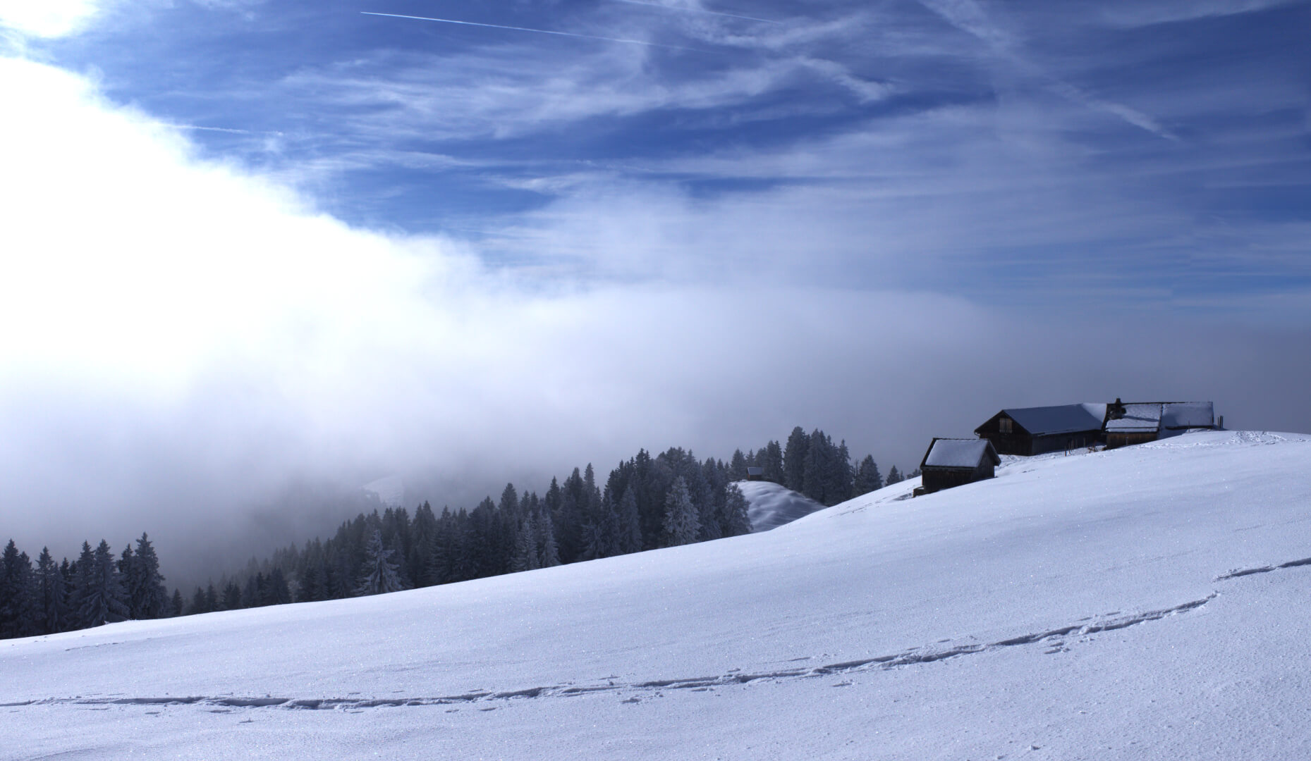 Schneeschuhwanderung Spicher