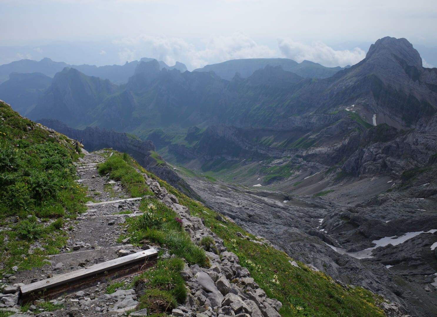 Abstieg Säntis