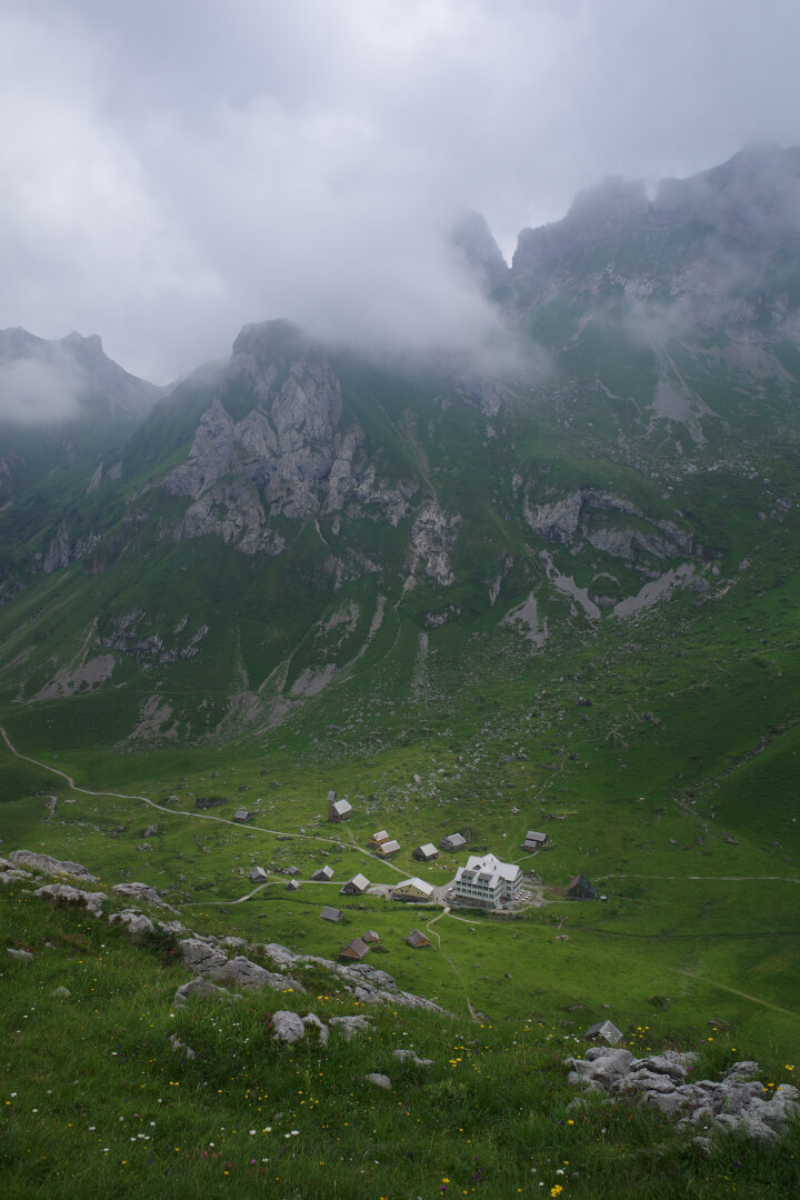Meglisalp von oben
