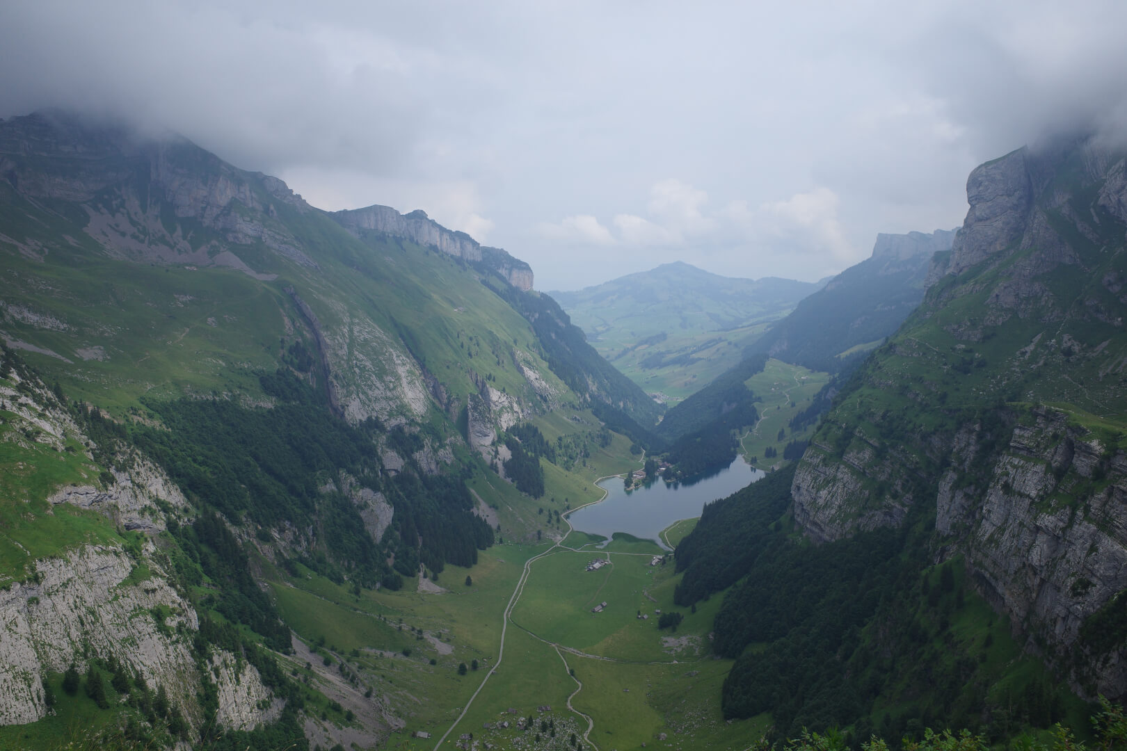 Seealpsee von oben