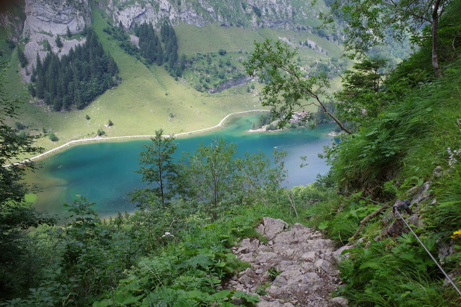 Steiler Bergweg