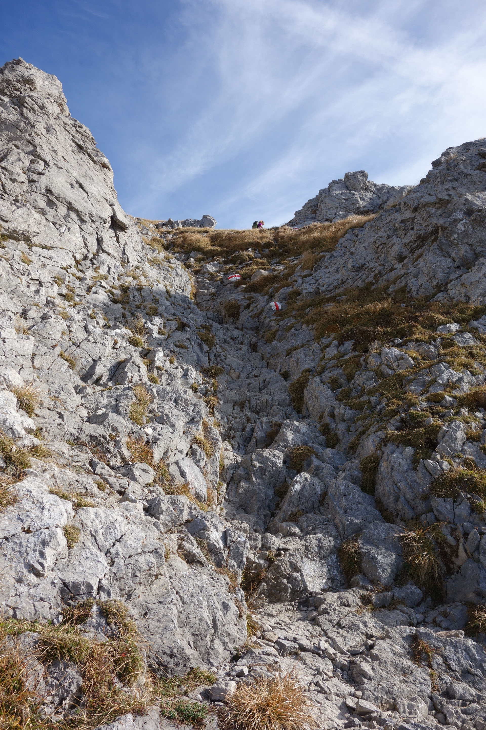 Felsiger Bergweg