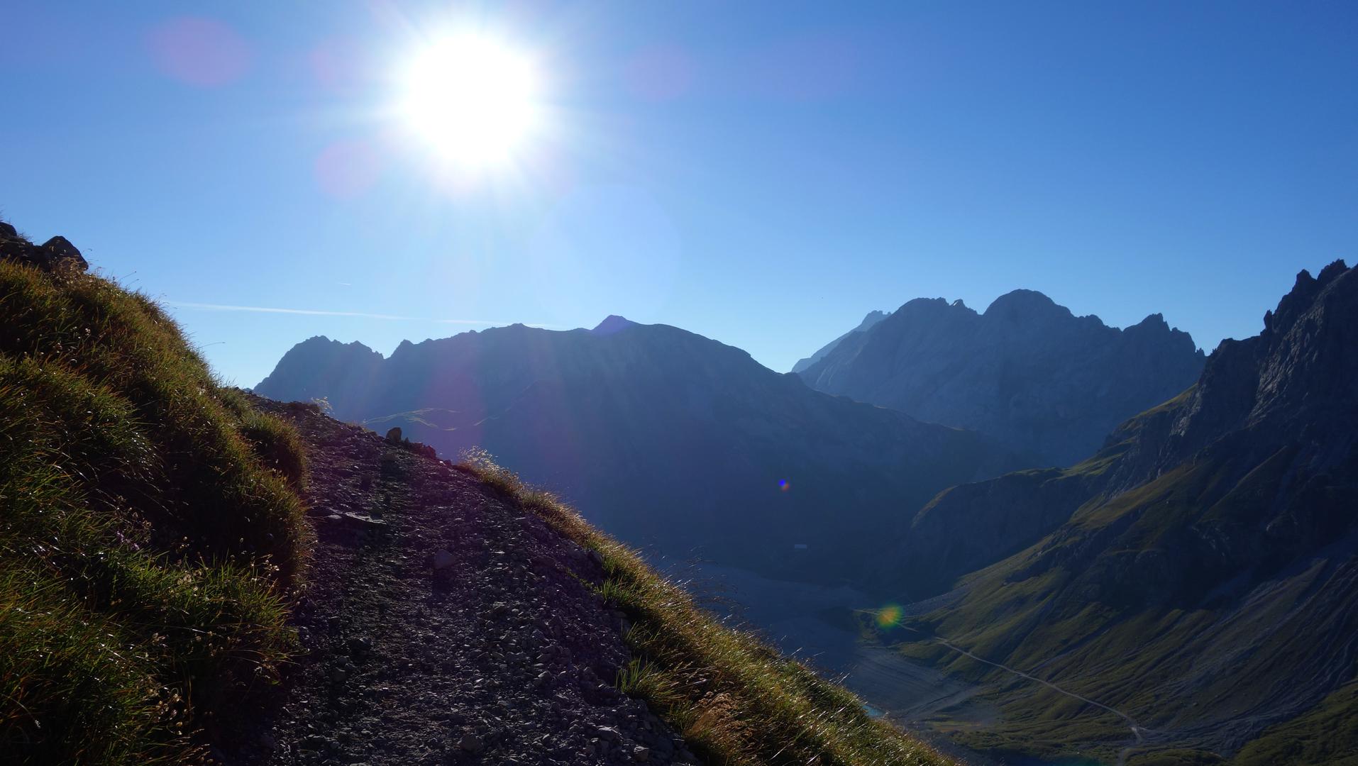 Aufstieg Totalphütte