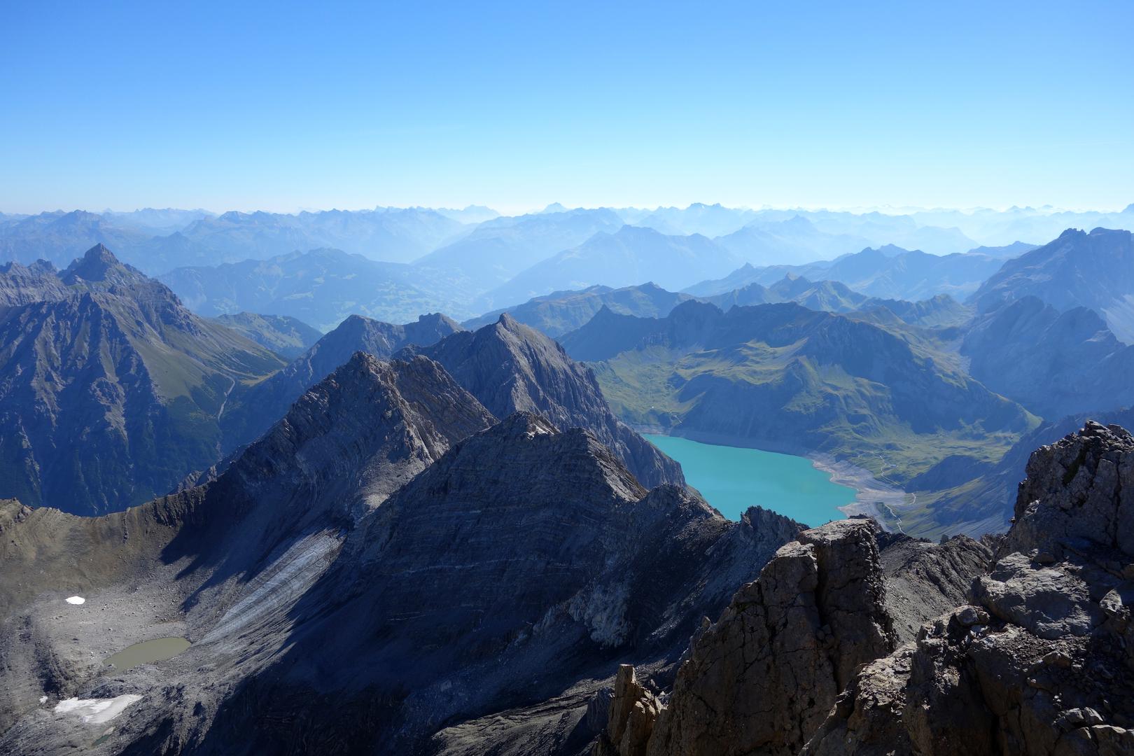 Aussicht Schesaplana Lünersee