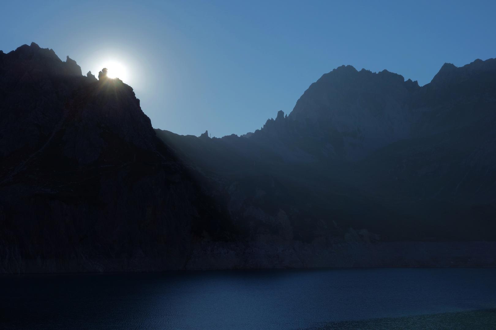 Sonnenaufgang Lünersee