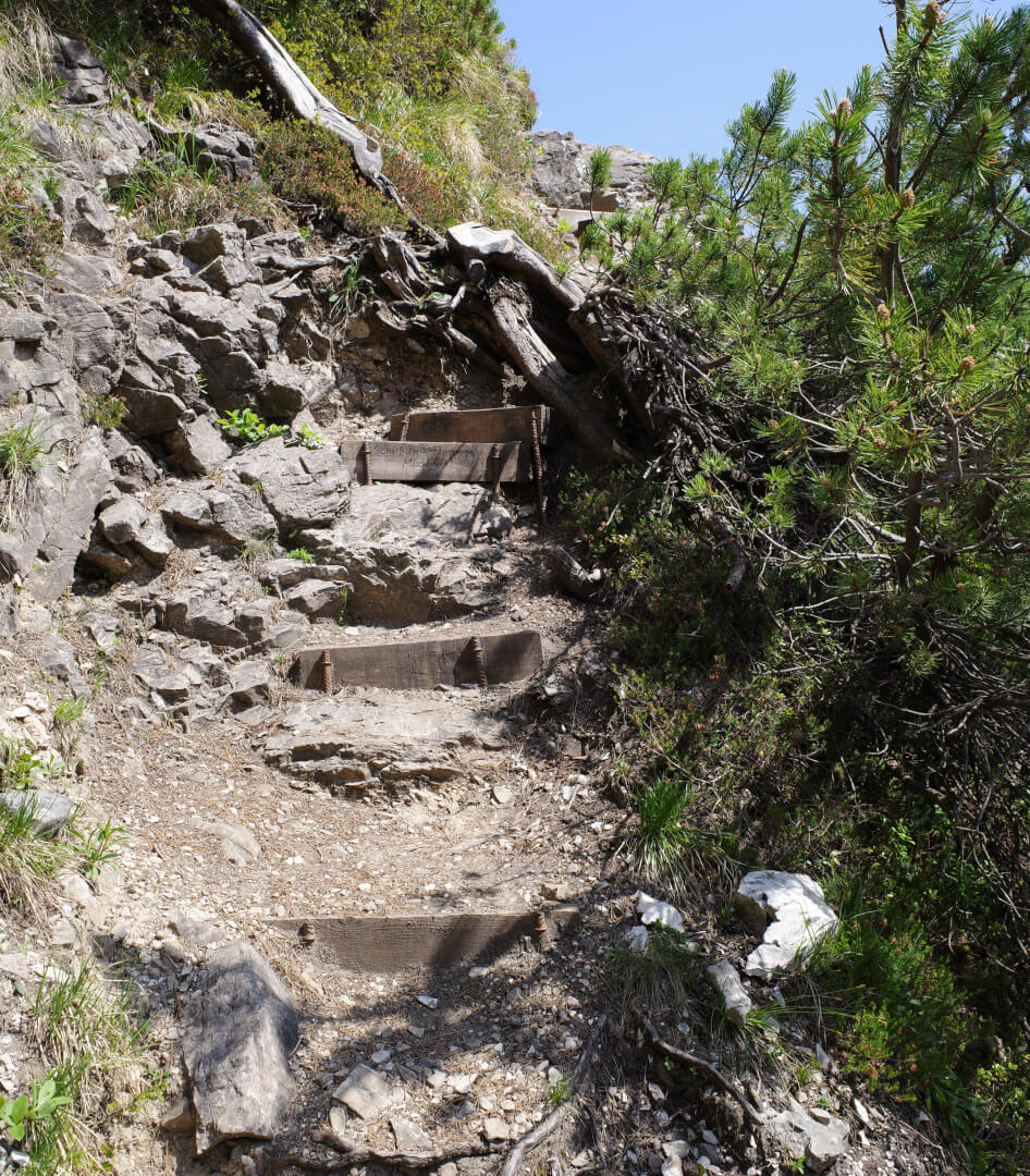 Ausgebauter Wanderweg