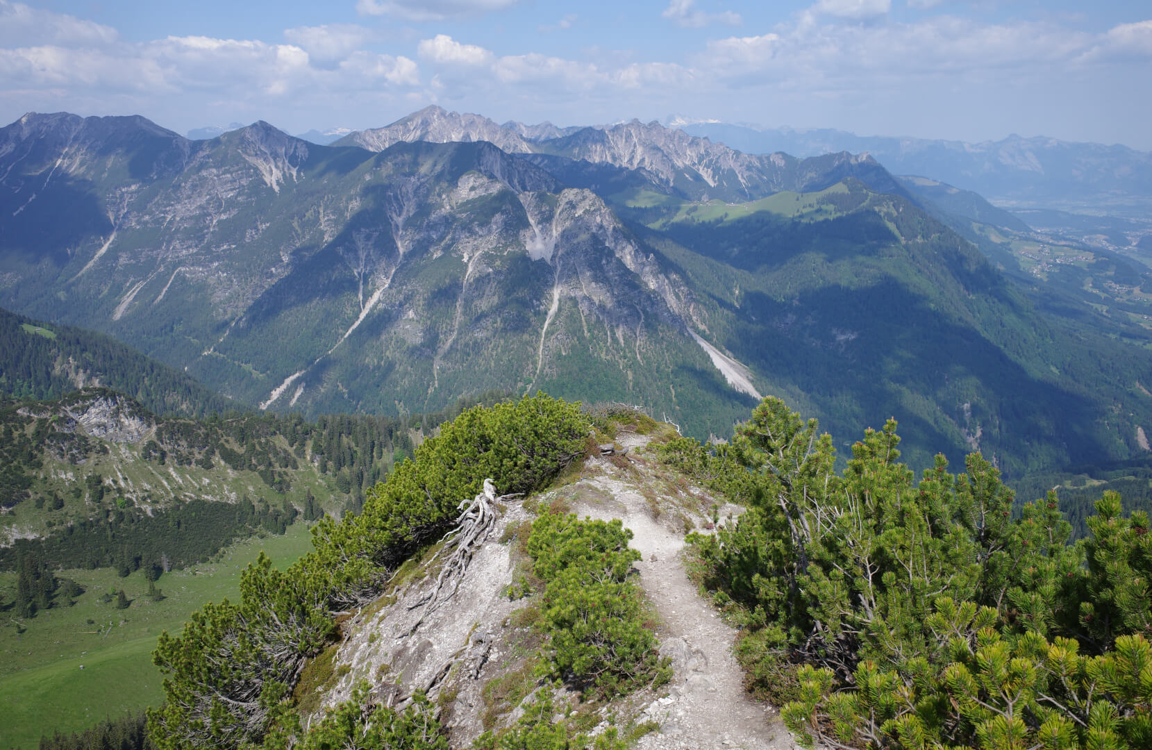 Ausgesetzter Wegabschnitt