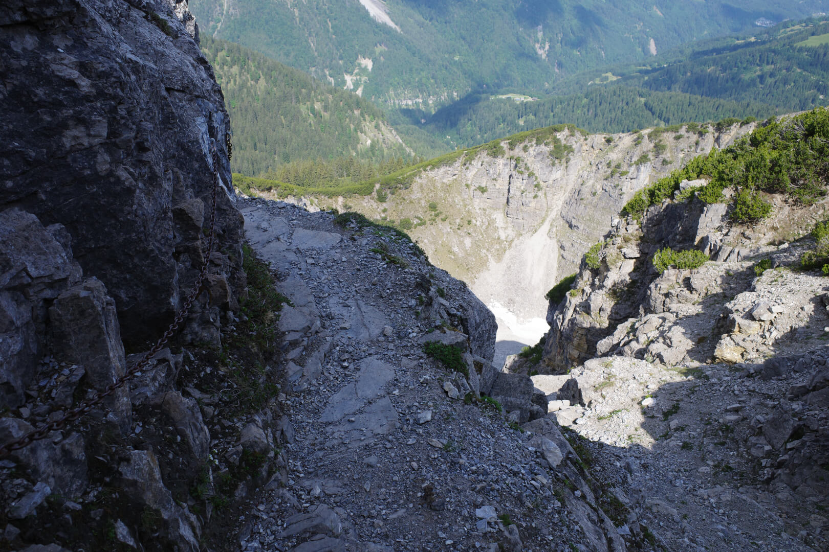 Steiler Weg über Kessiloch