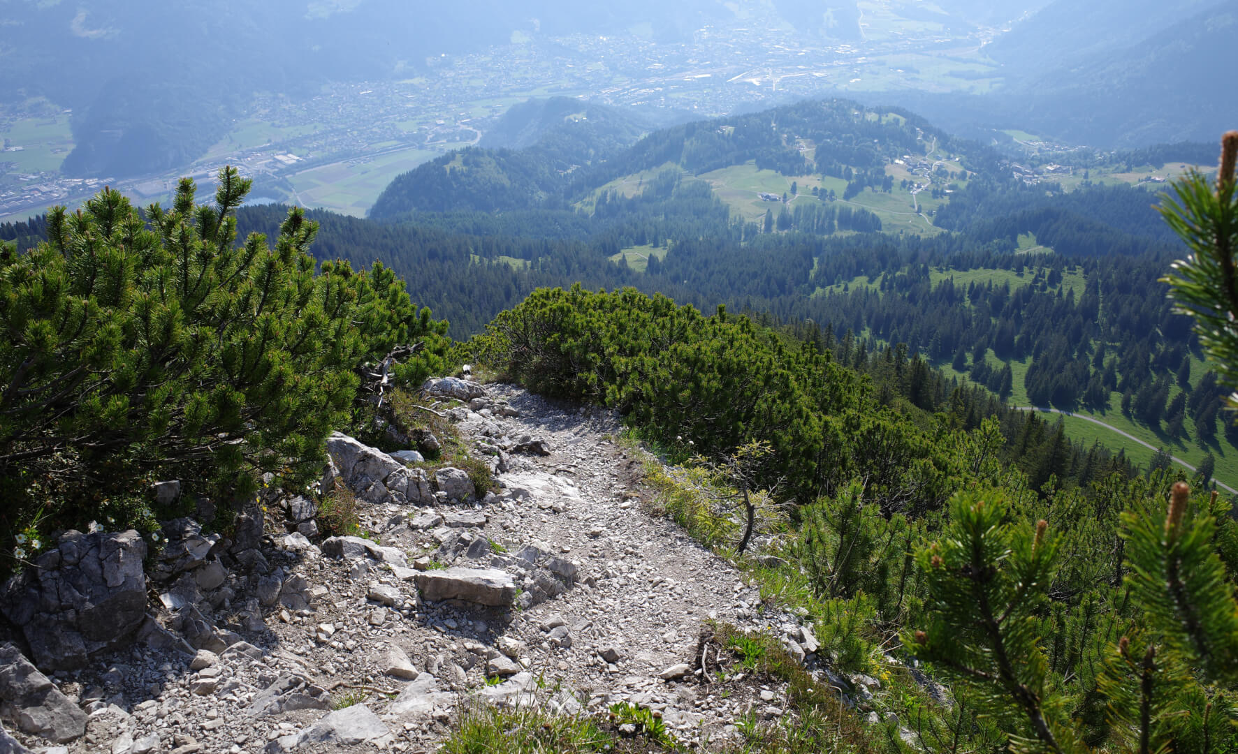 Tiefblick nach Tschengla