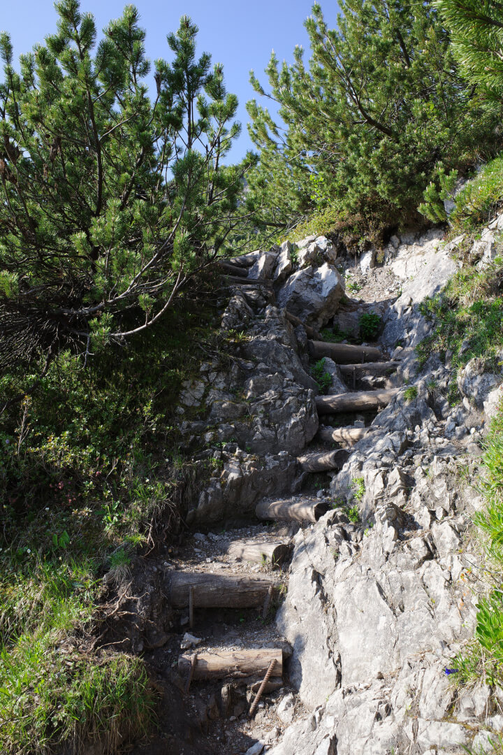 Treppenweg Mondspitze