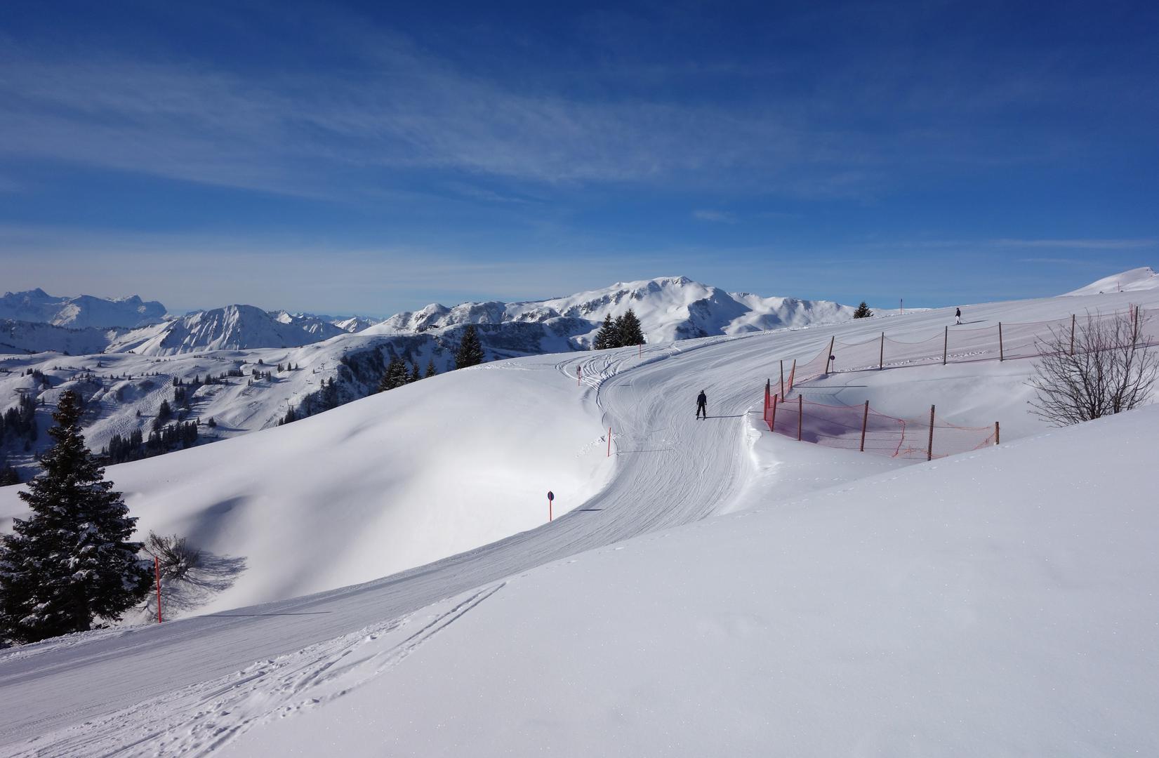 Skipiste Hohes Licht