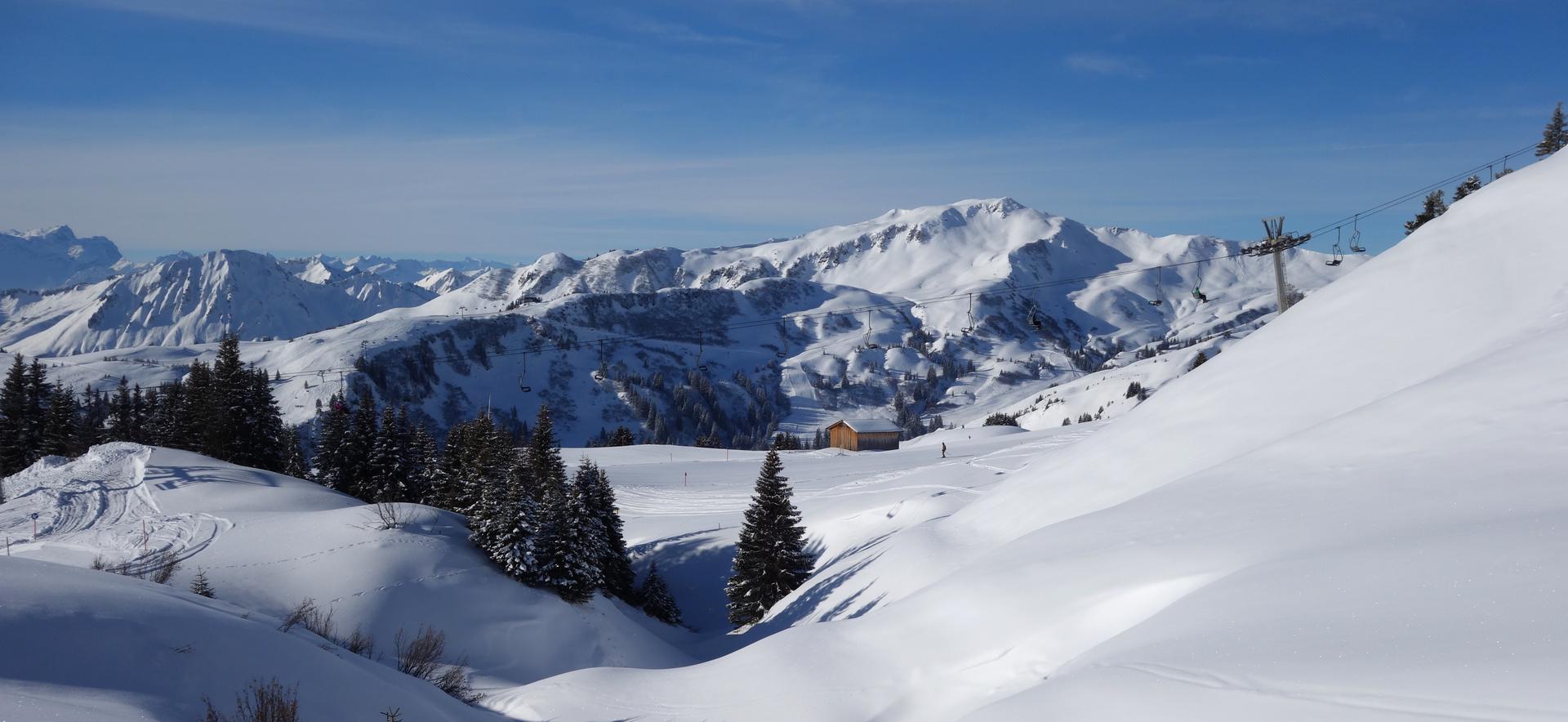 Winterlandschaft Damüls