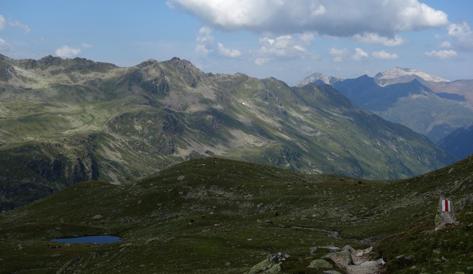 Blick zur Davoser Weissfluh