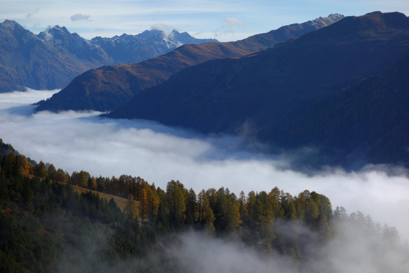 Nebel über Davos