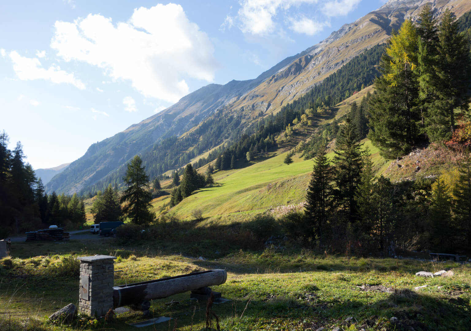 Parkplatz Val Tuors