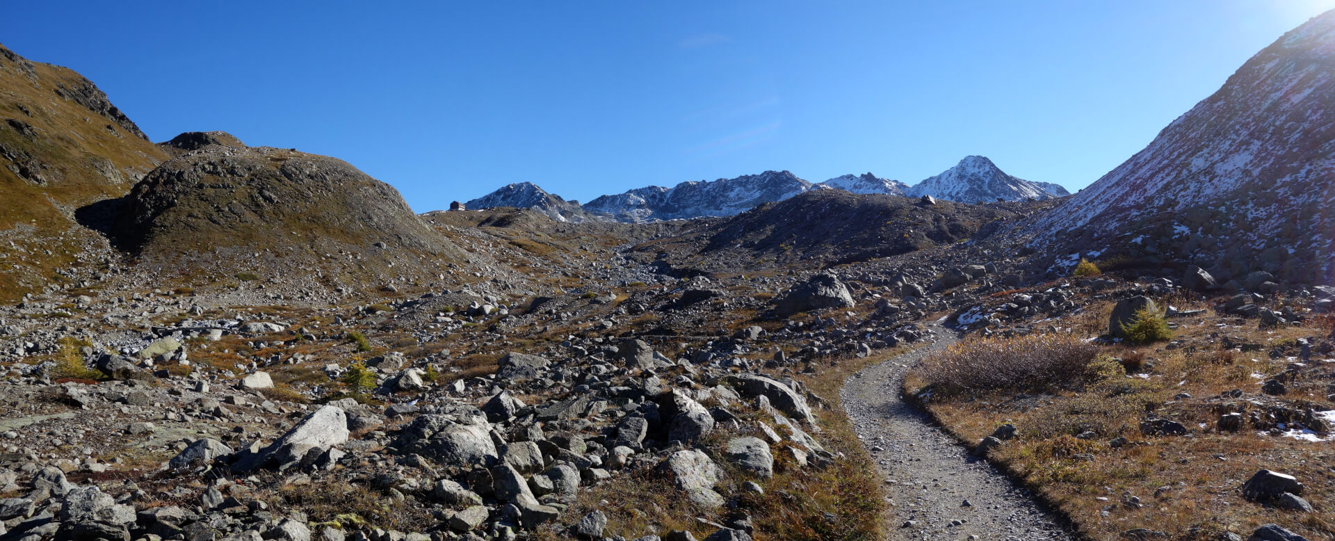 Wanderweg Kesch-Hütte
