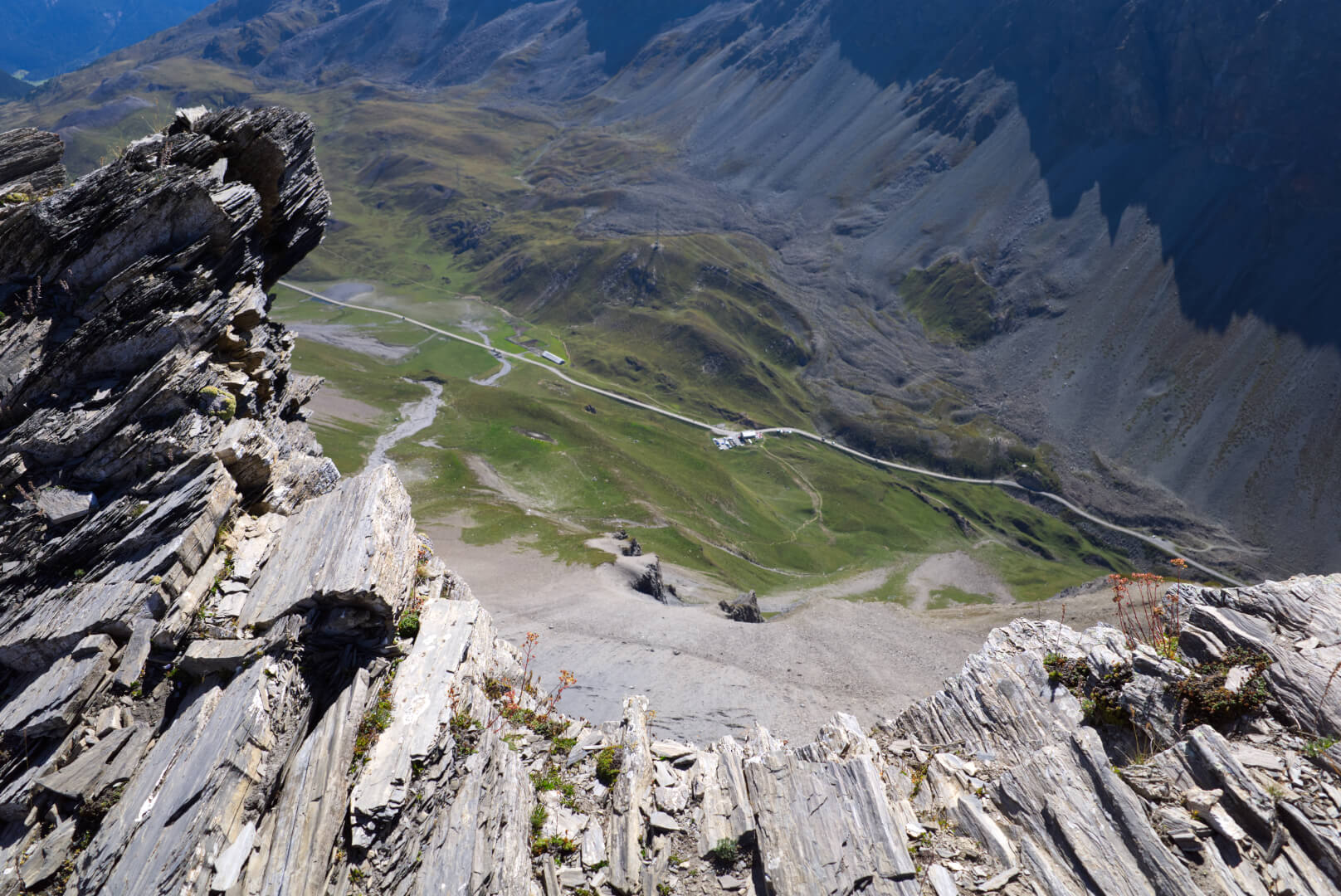 Tiefblick auf Albulapass