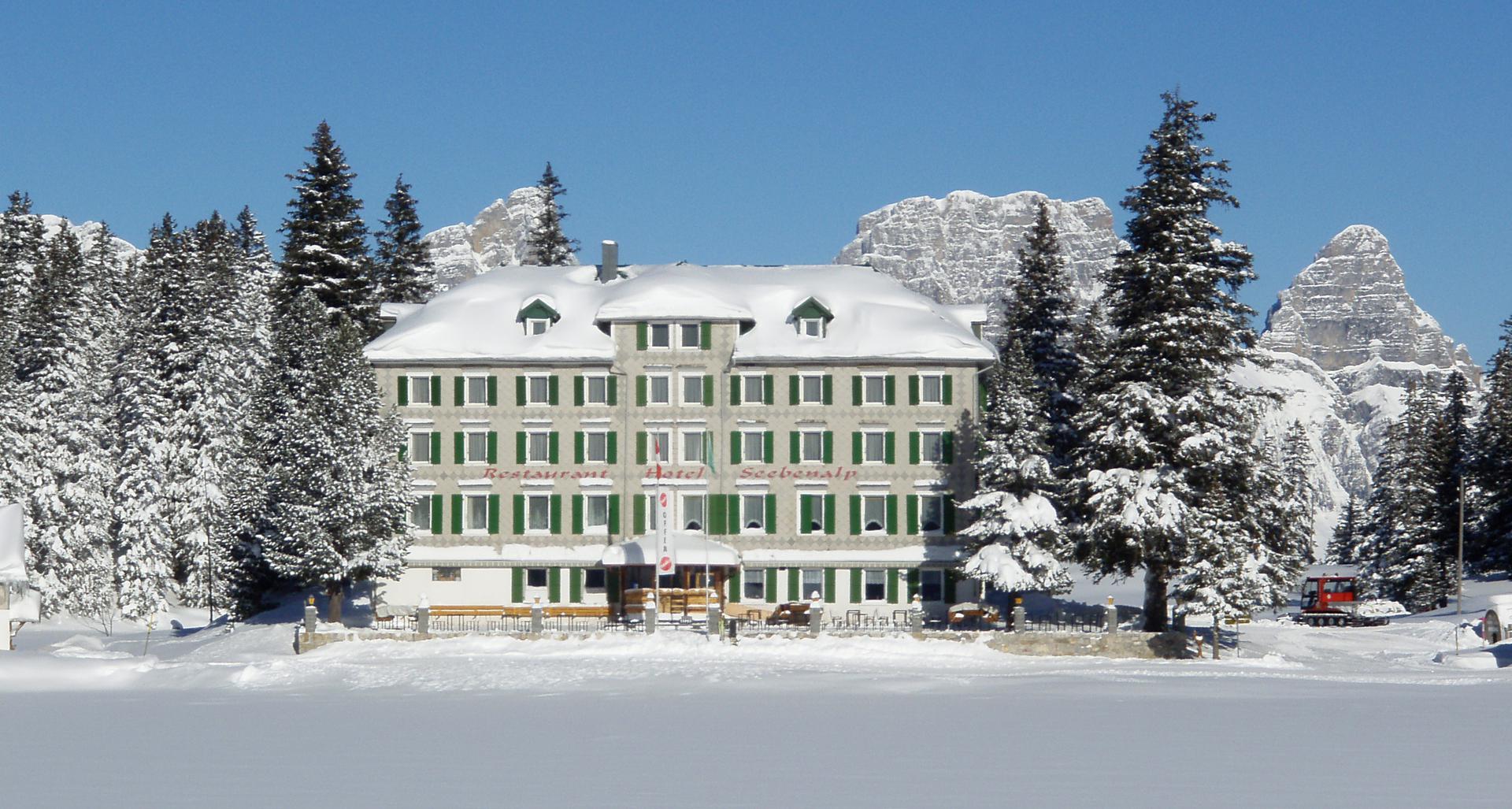 Restaurant Seebenalp im Winter