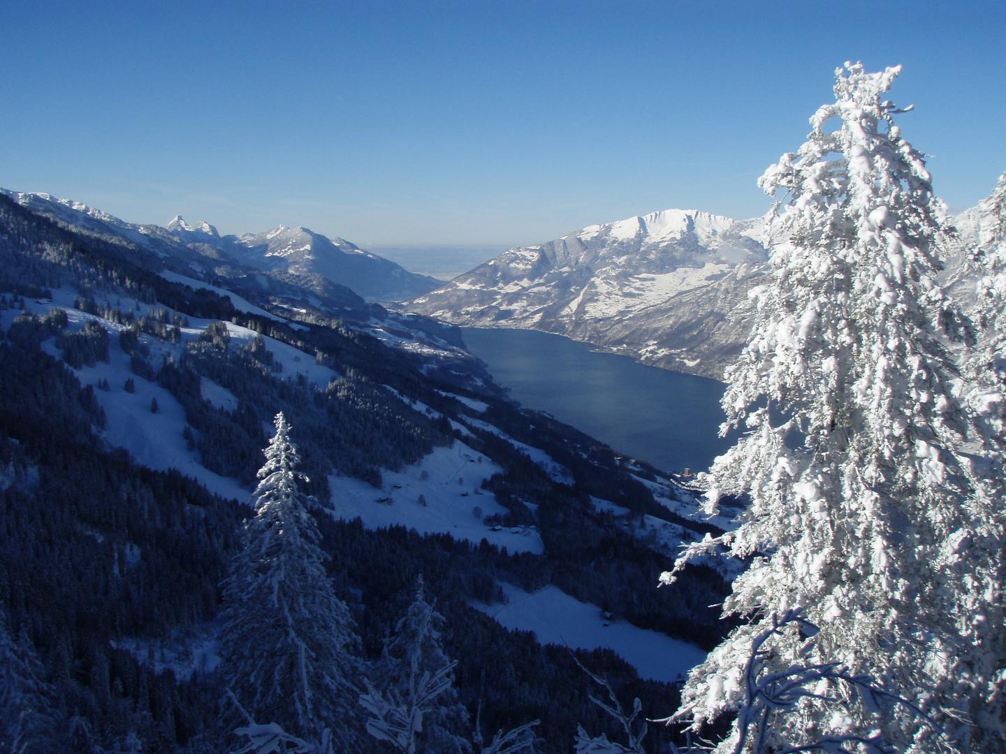 Walensee im Winter