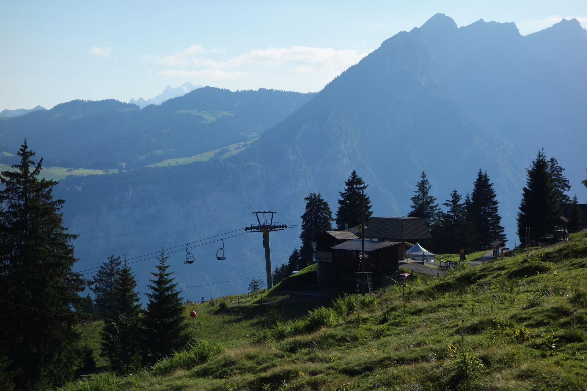 Bergstation Sesselbahn Kerenzerberg