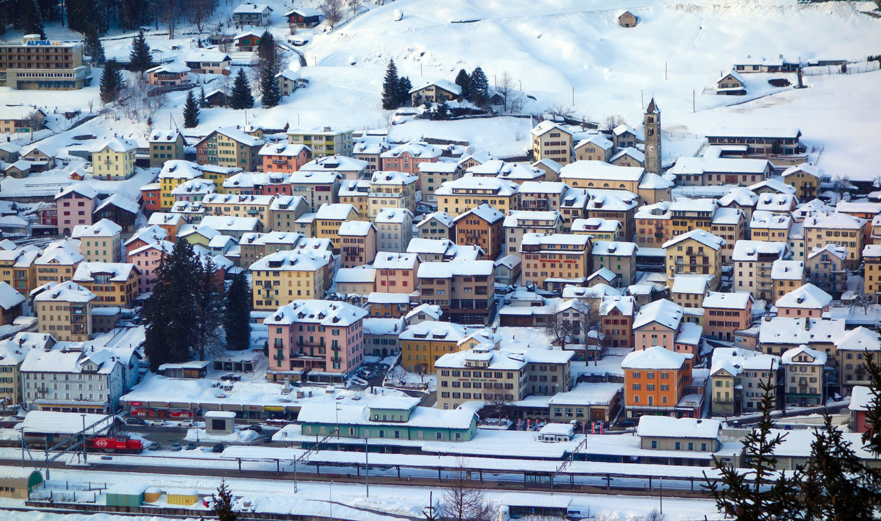 Airolo im Winter