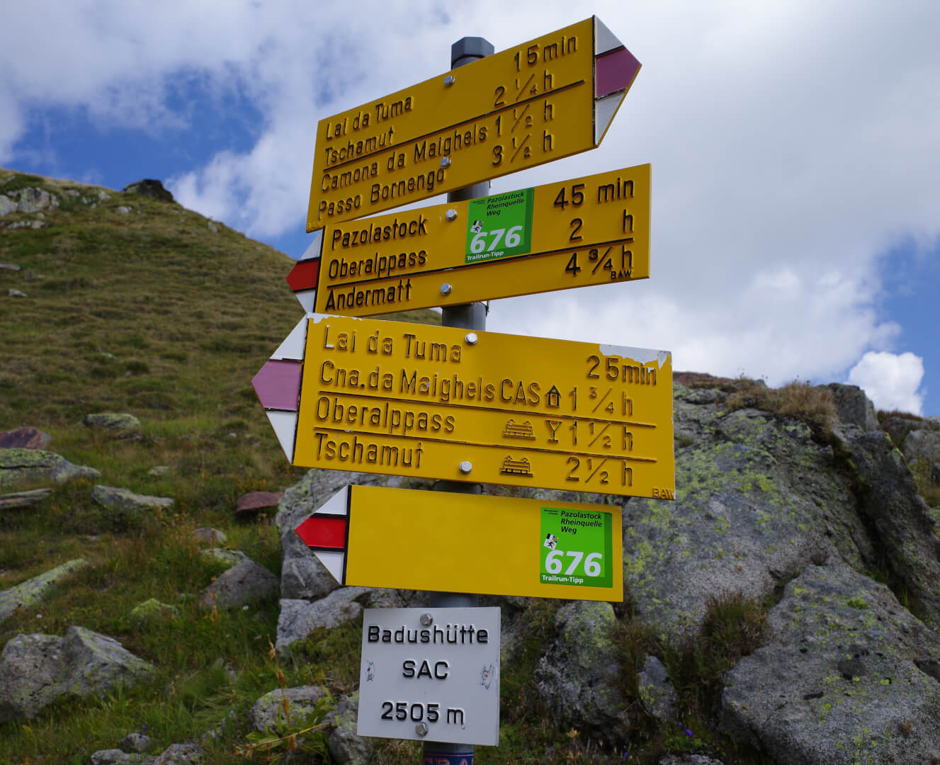 Wegweiser Badushütte