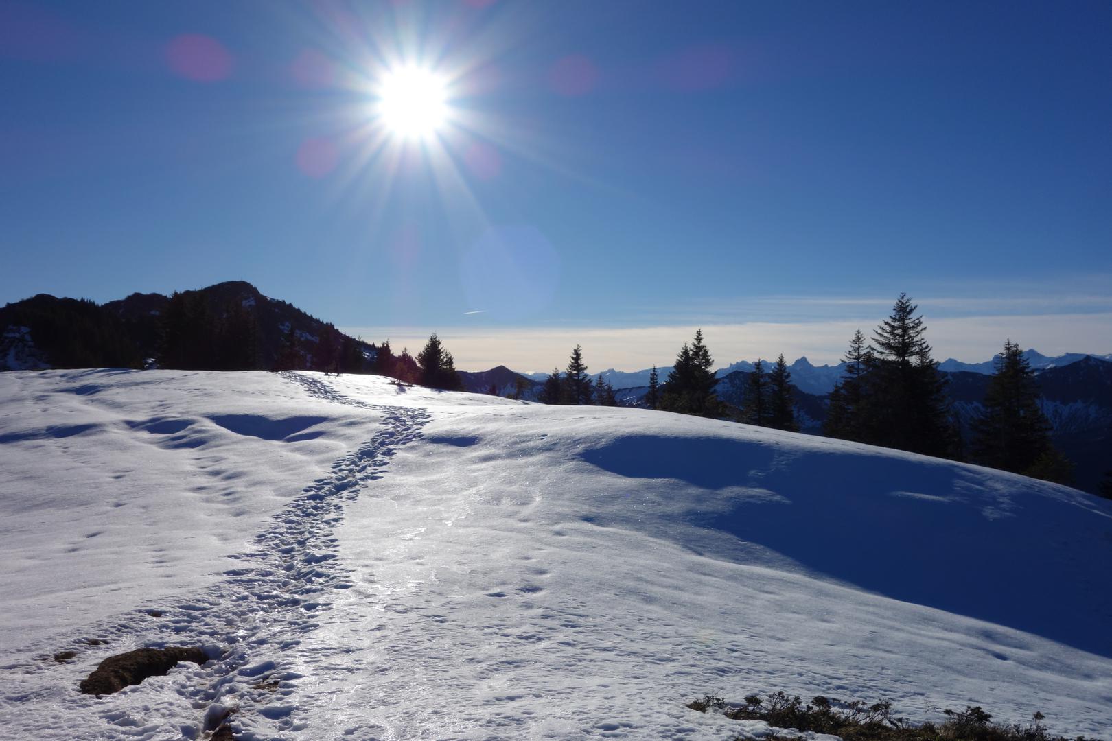 Gefrorener Schnee