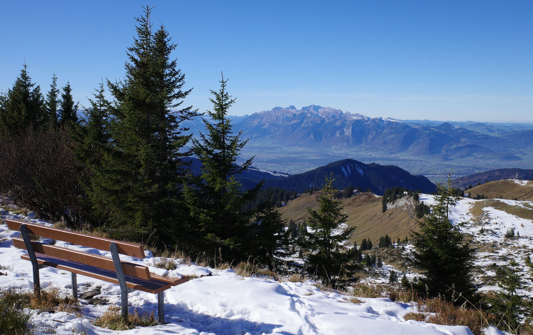 Aussichtsbank an der Matona