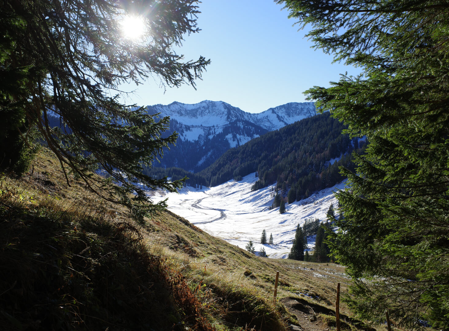 Blick auf Garnitza