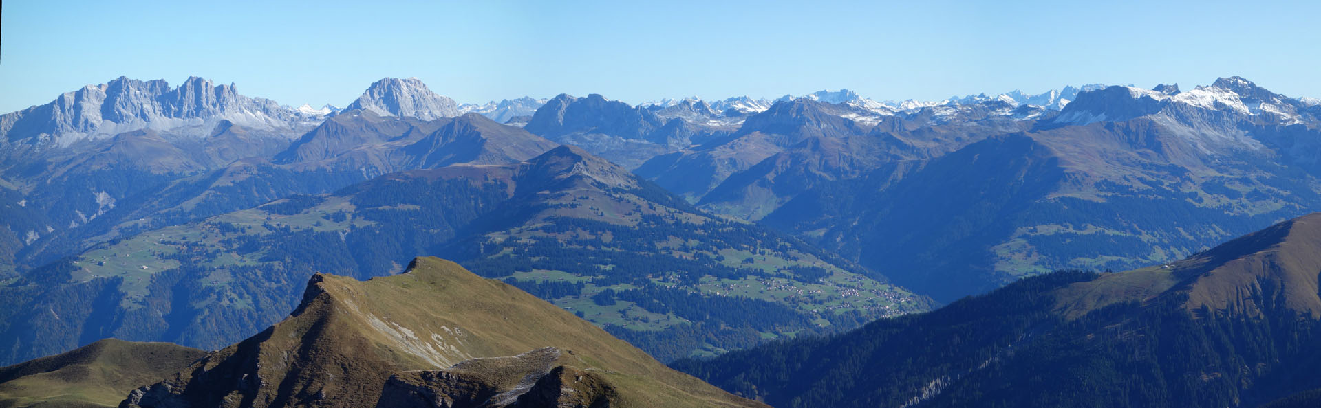 Aussicht Hochwang Prättigau