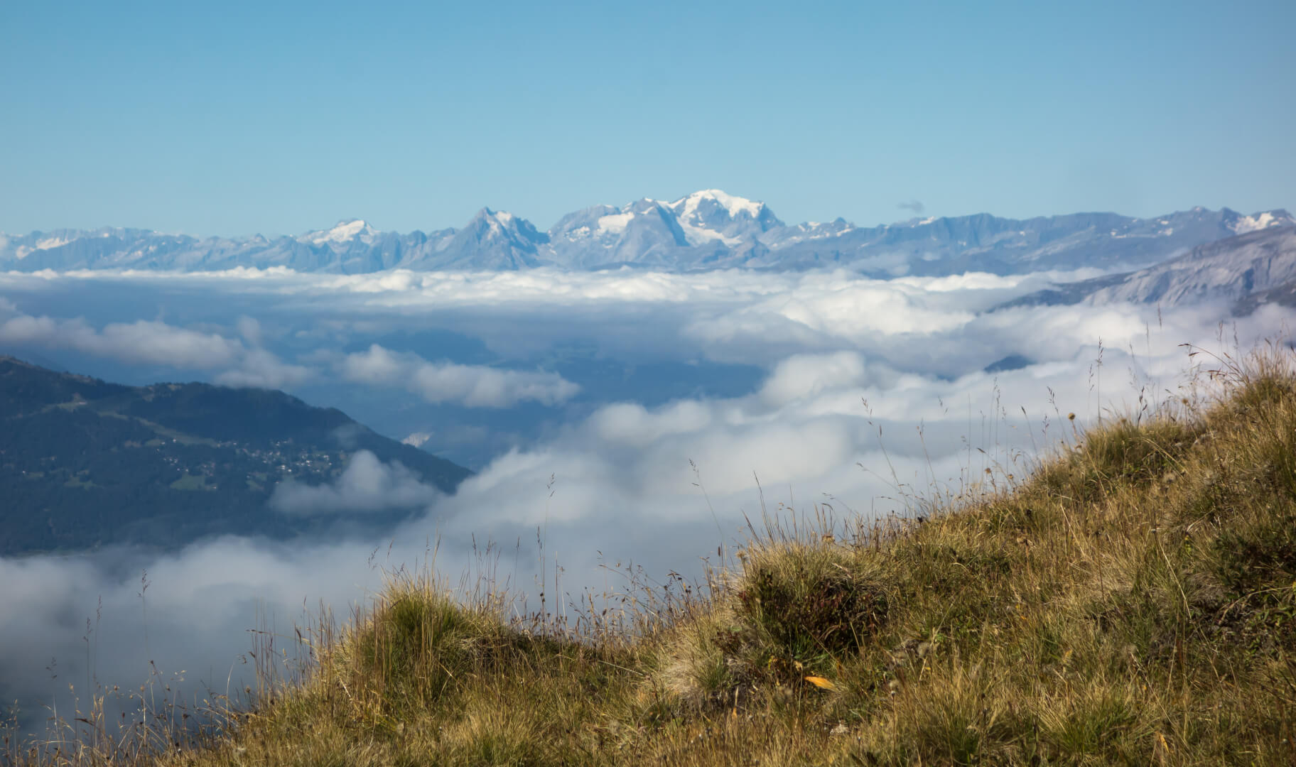 Piz Segnas und Piz Sardona.
