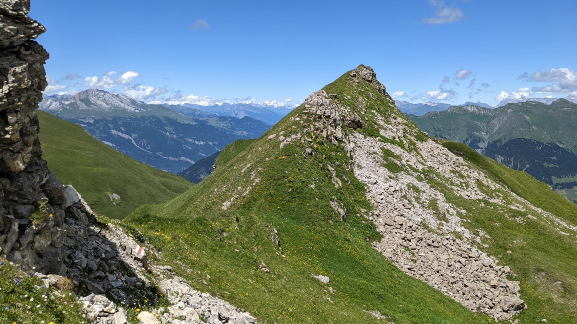 Schwieriger Wanderweg