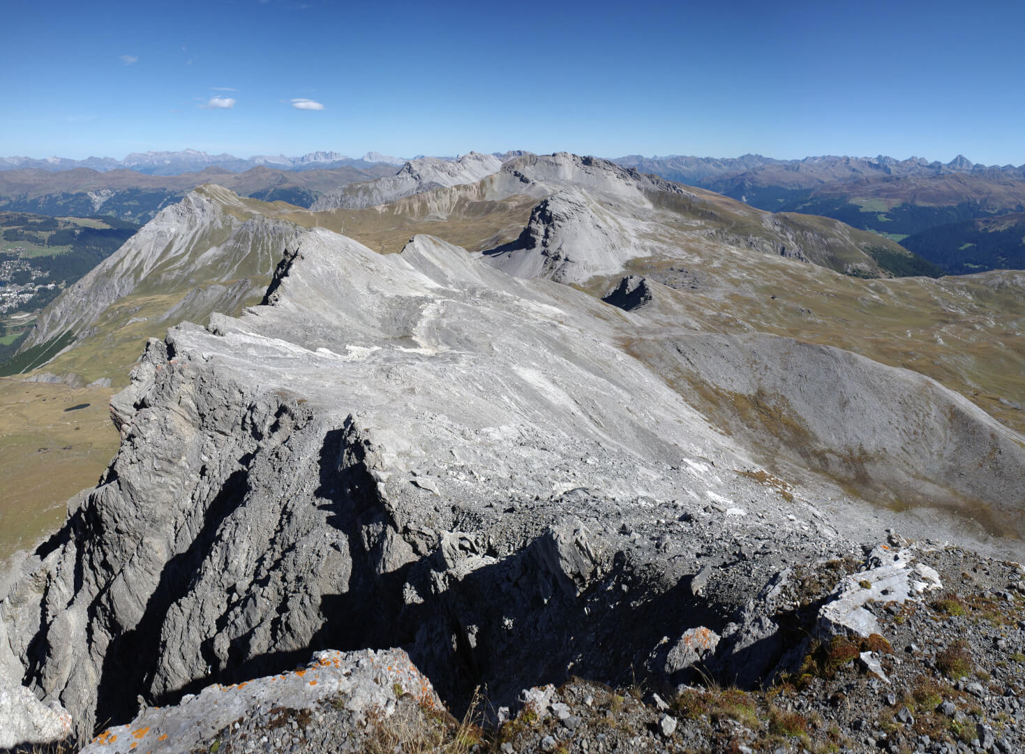 Gebirgskette Davos
