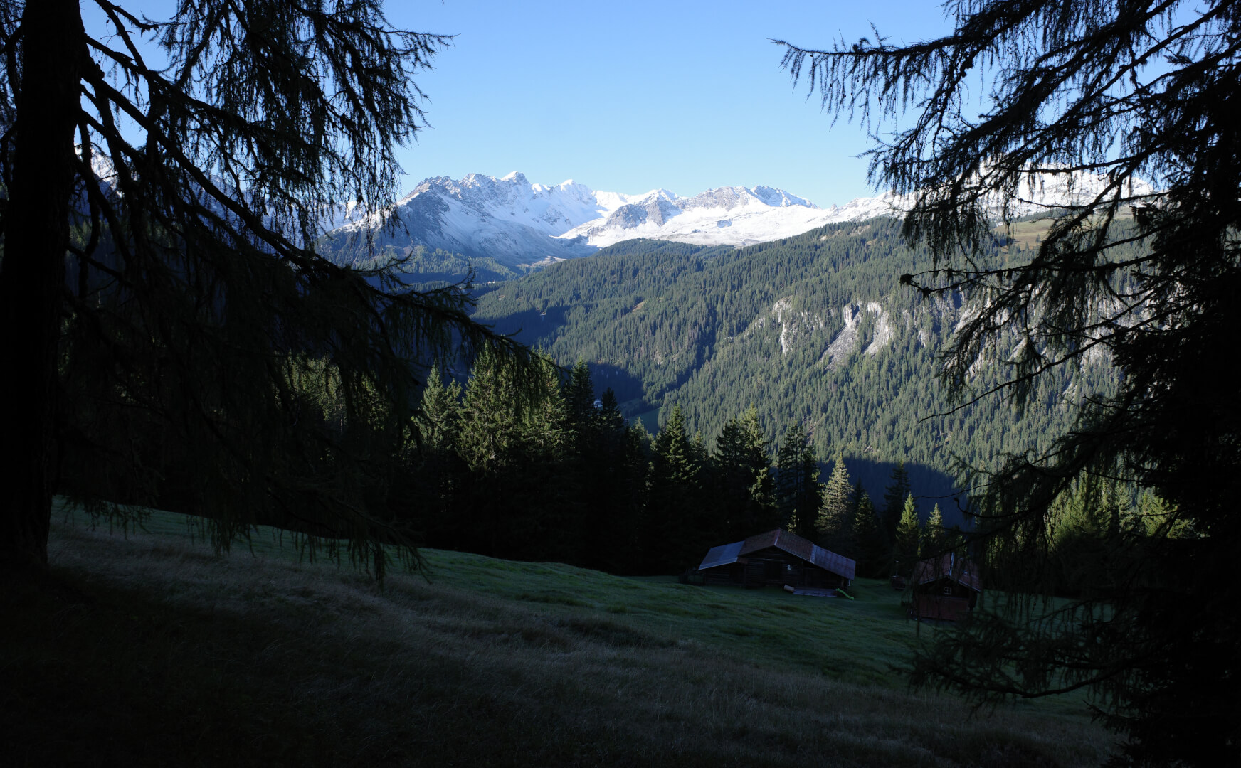 Blick zum Arosa Rothorn